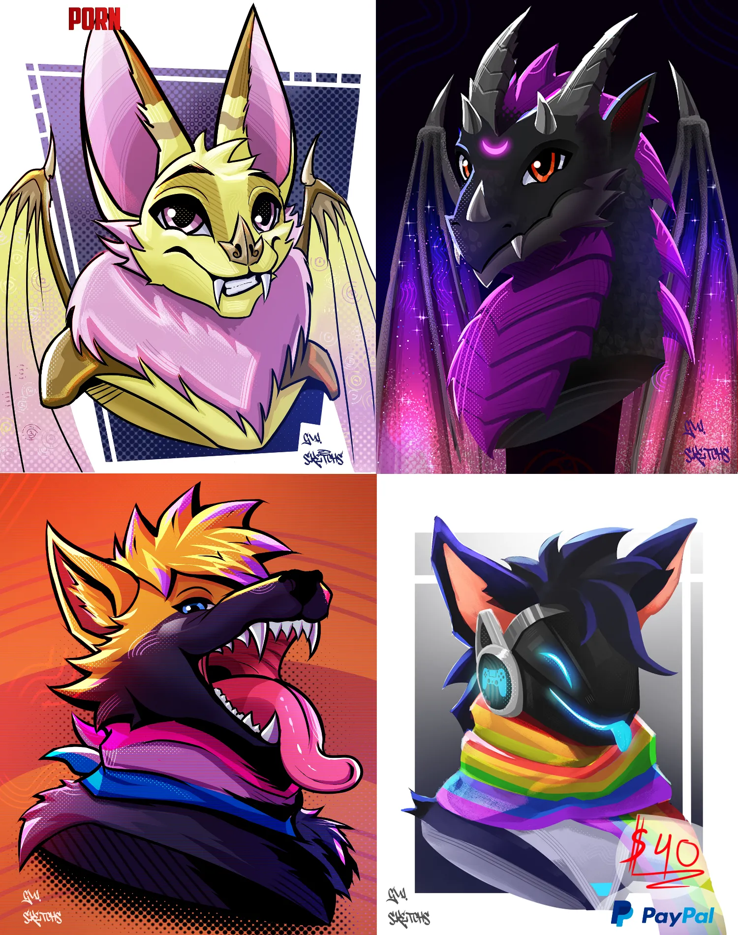 Heyo peeps Open commissions for Busts Dm Me By Me by gui_sketchs