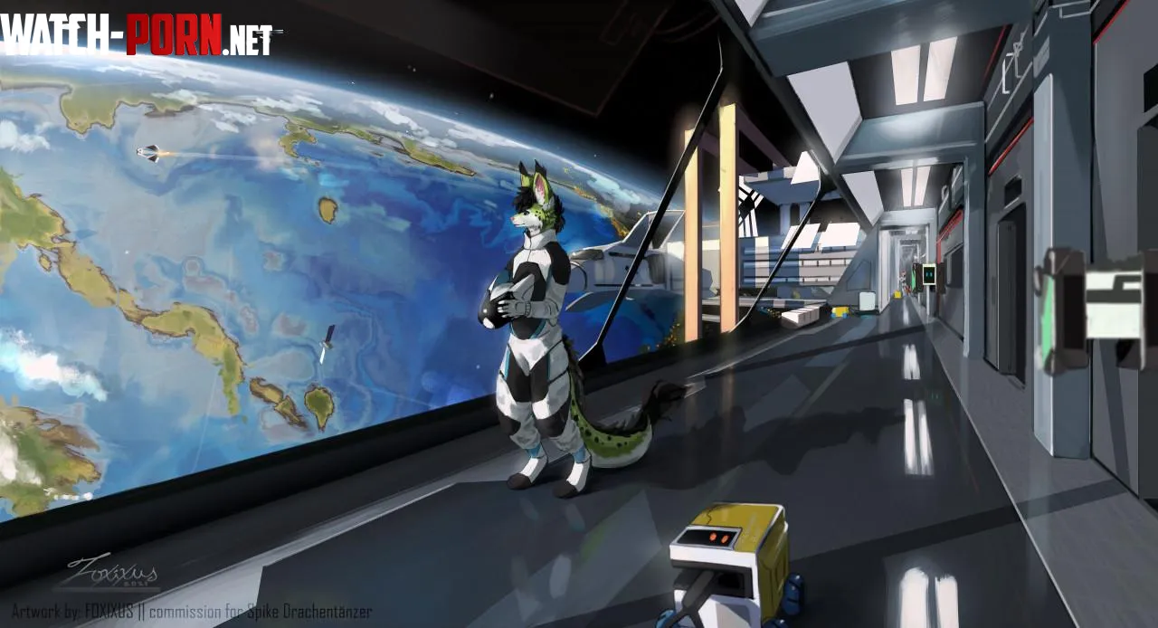 Space art by Foxixus by Bonkers_Reee