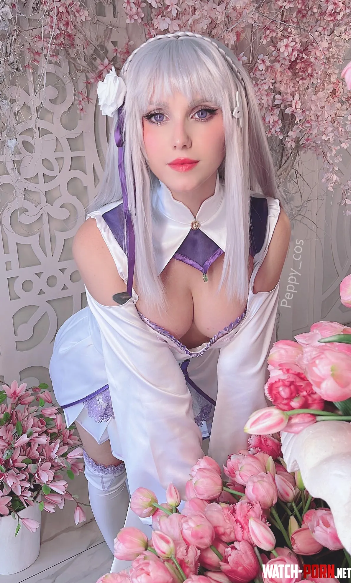 Emilia cosplay by Peppycos by peppy_cos