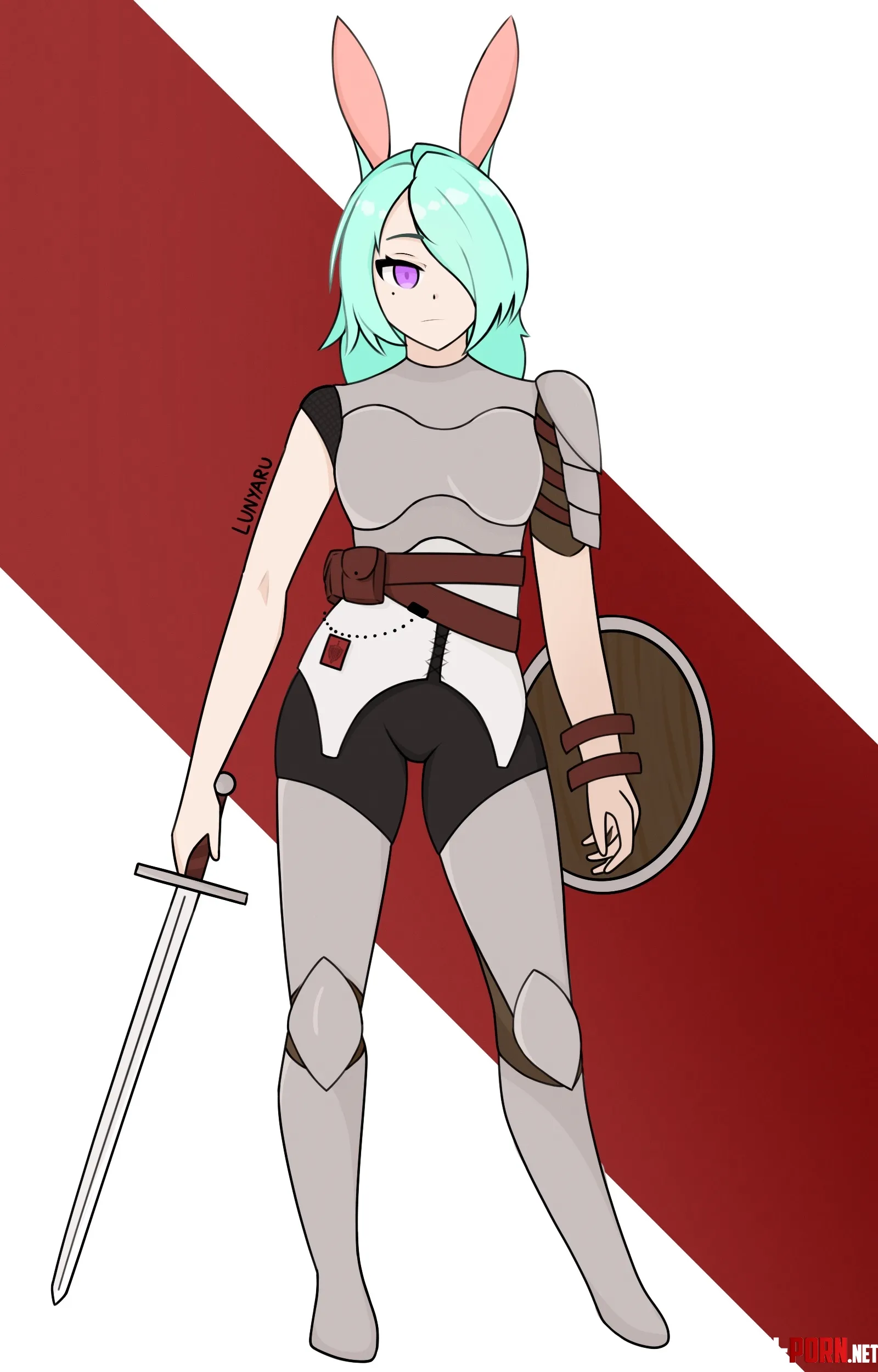 Armored Bnuuy by Lunyaru by Lunyaru