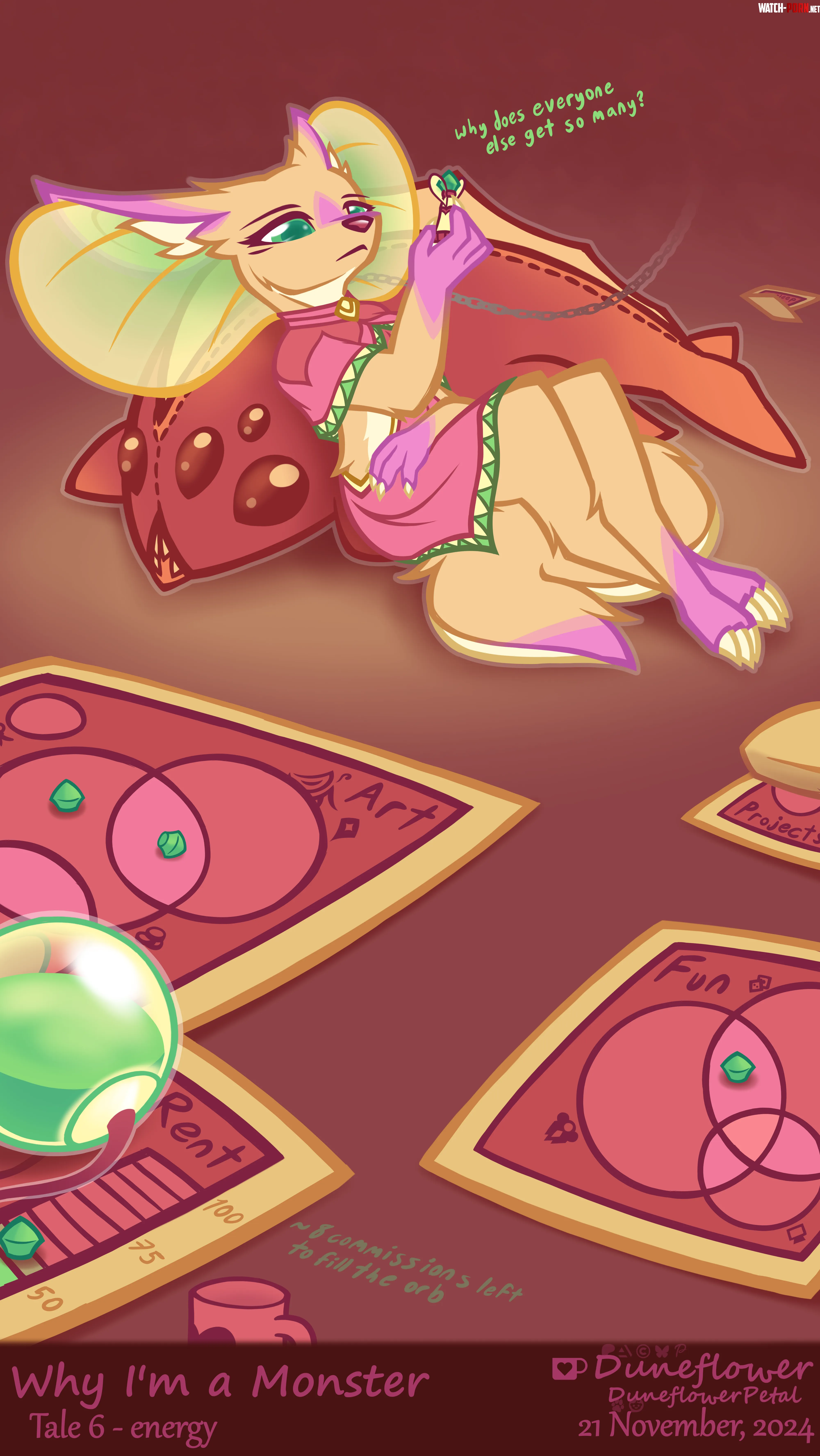energy Why Im a monster  Tale 6  December commission open by DuneflowerPetal