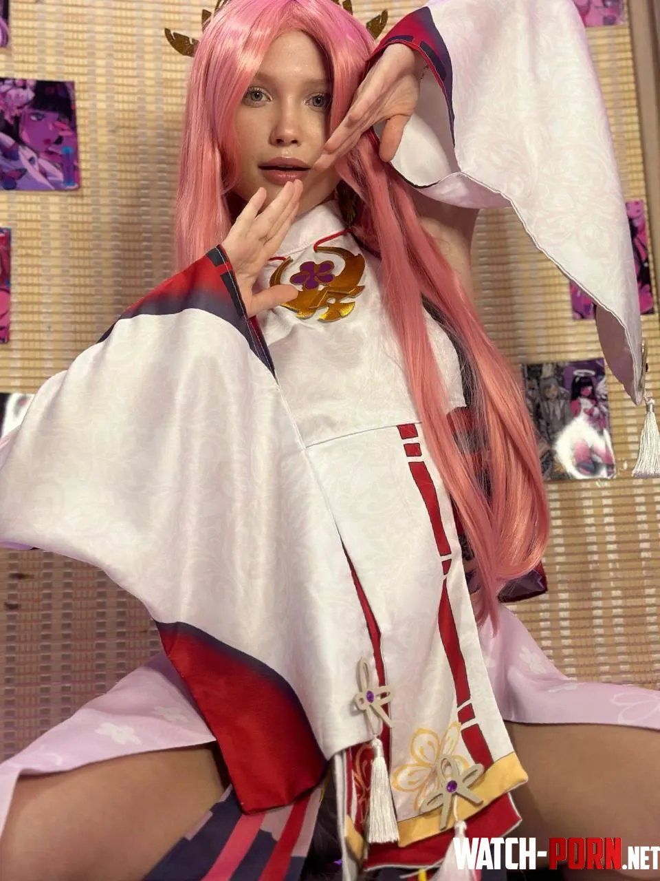 Yae Miko by Poly by sexygirlyourdream