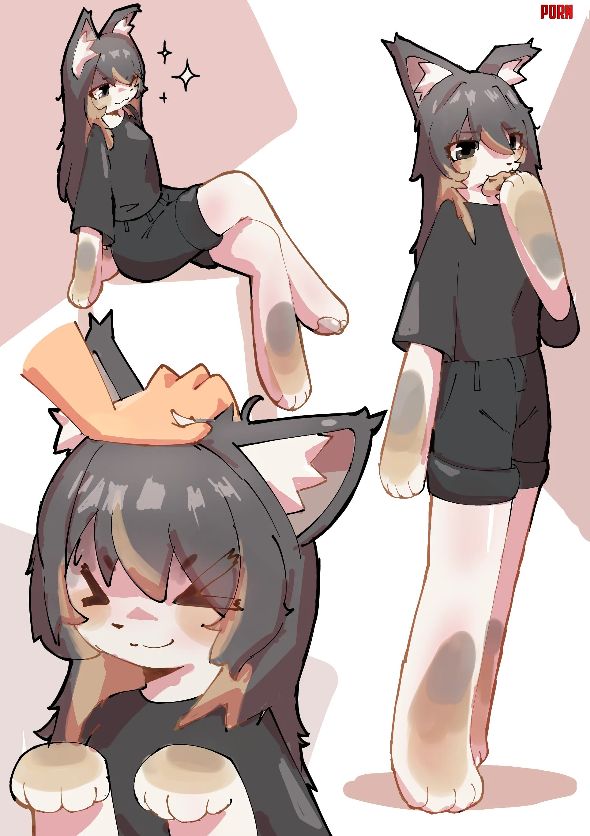 Mimi the cat by SillyPuffyPaw