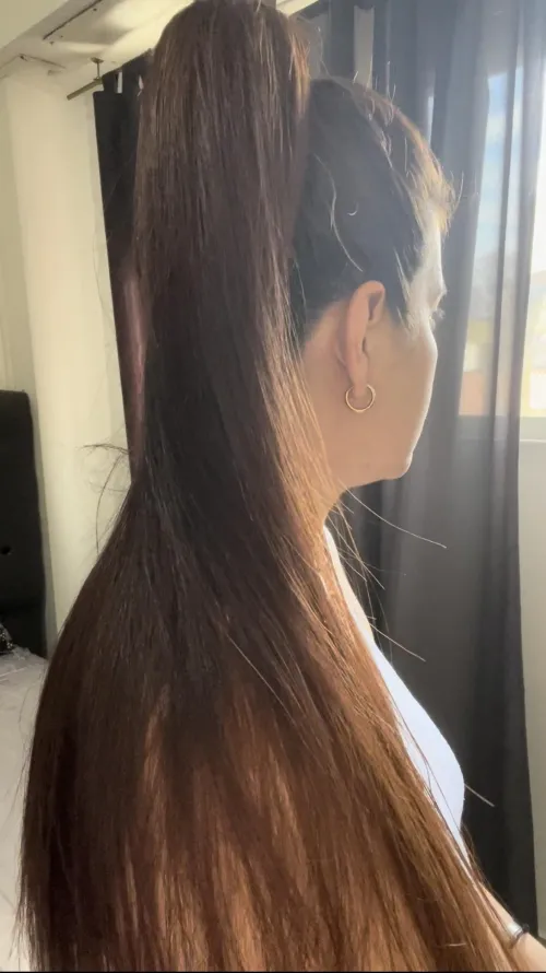 Thumbnail Elegant and Long: Irissugarx's Ponytail Passion | Ponytails