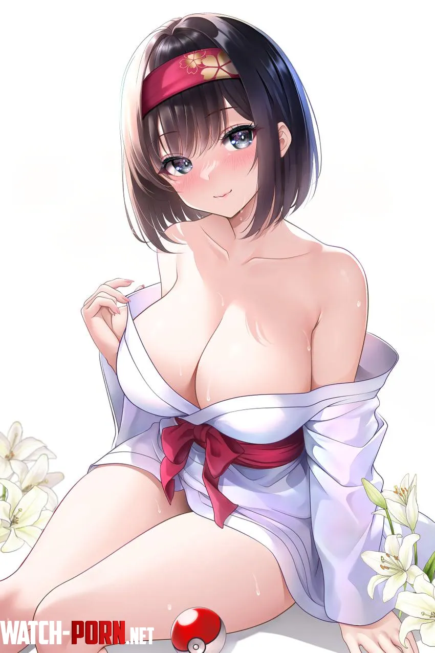 Erika in Kimono Pokemon studiopokotan by PokeGirlChriz