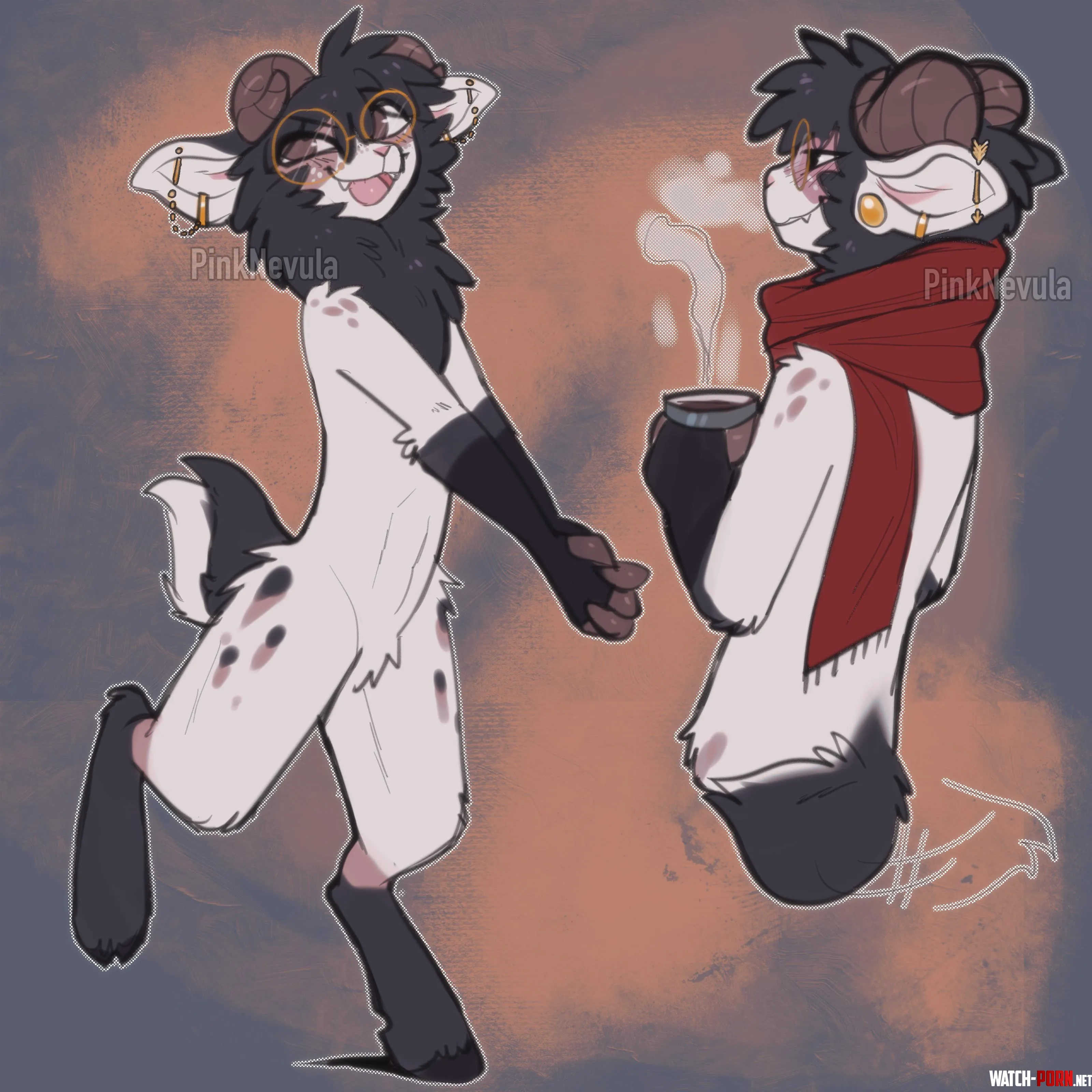 Hot chocolate time Art by me by sillyolmii