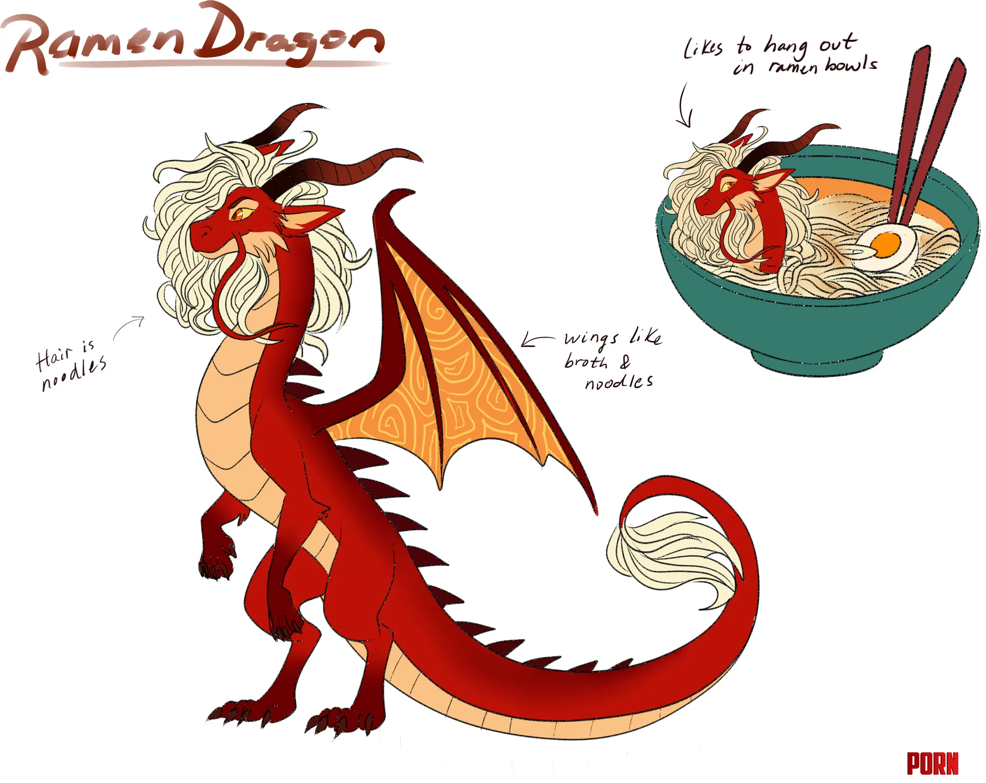 He Likes to Hang Out In Ramen Bowls 3 Adoptable by Glittering-Amount-68