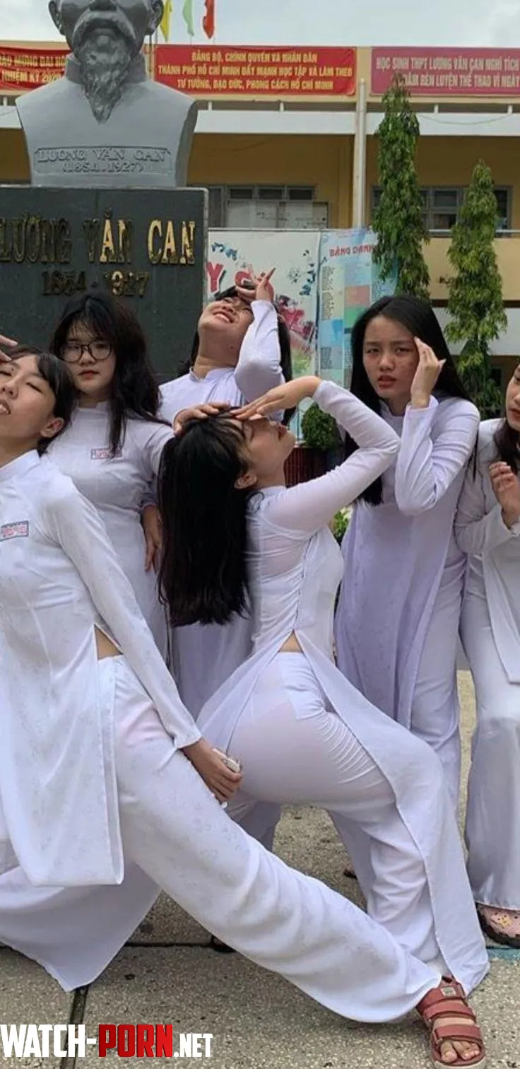 White ao dai Anybody know her or where this picture is from by WatchOutrageous4769
