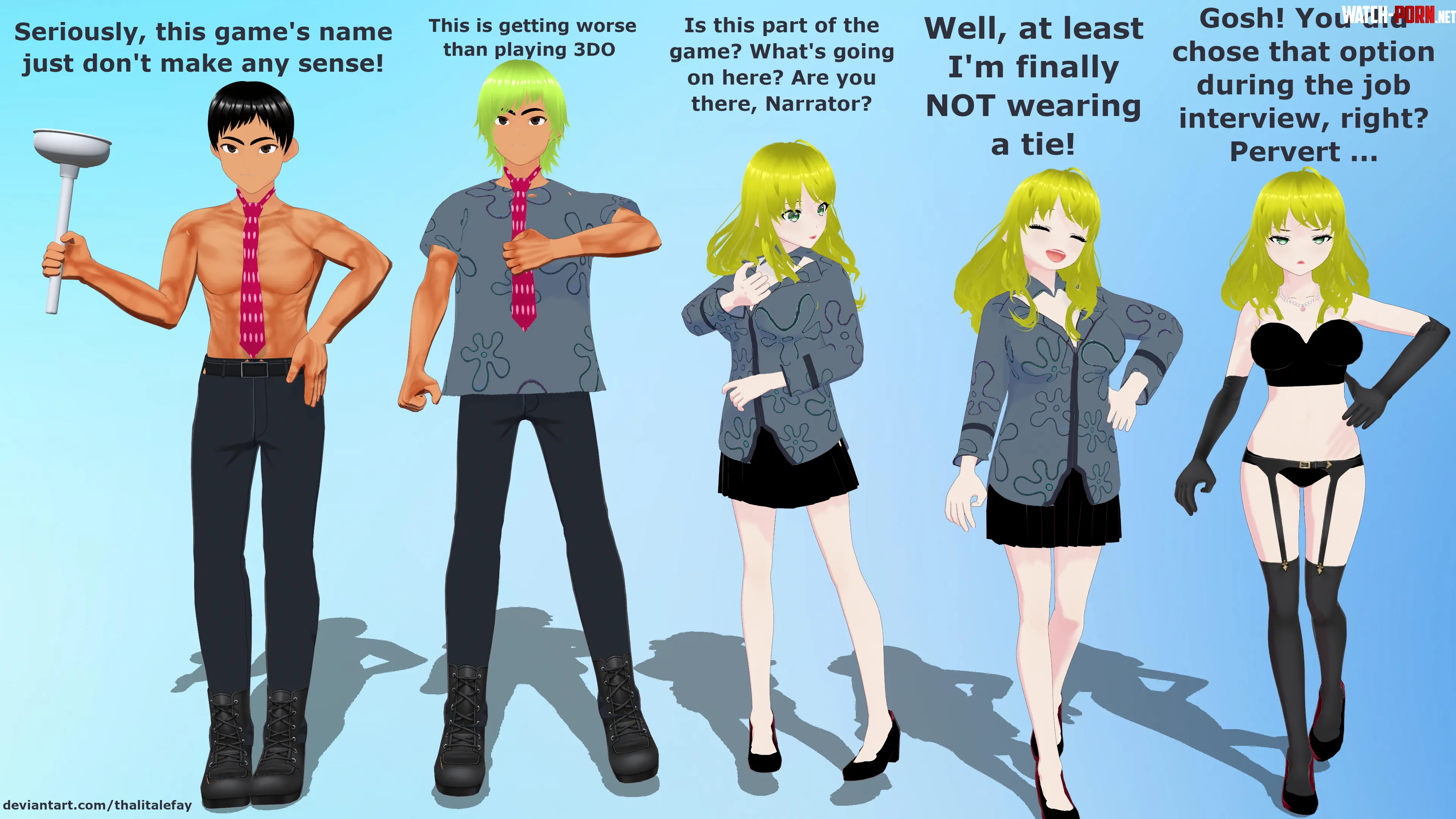 Sequence Plumbers dont wear panties by ThalitaLeFay