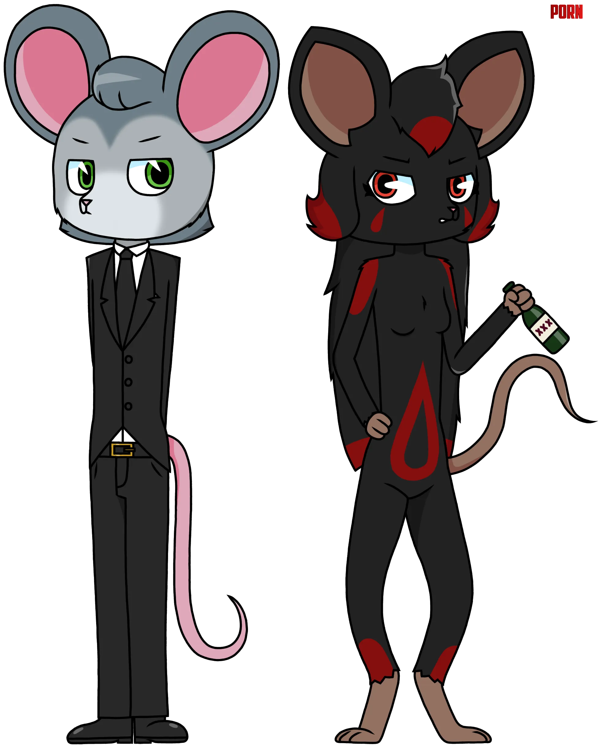 Cash Rat and His Daughter by RattataGirl2007