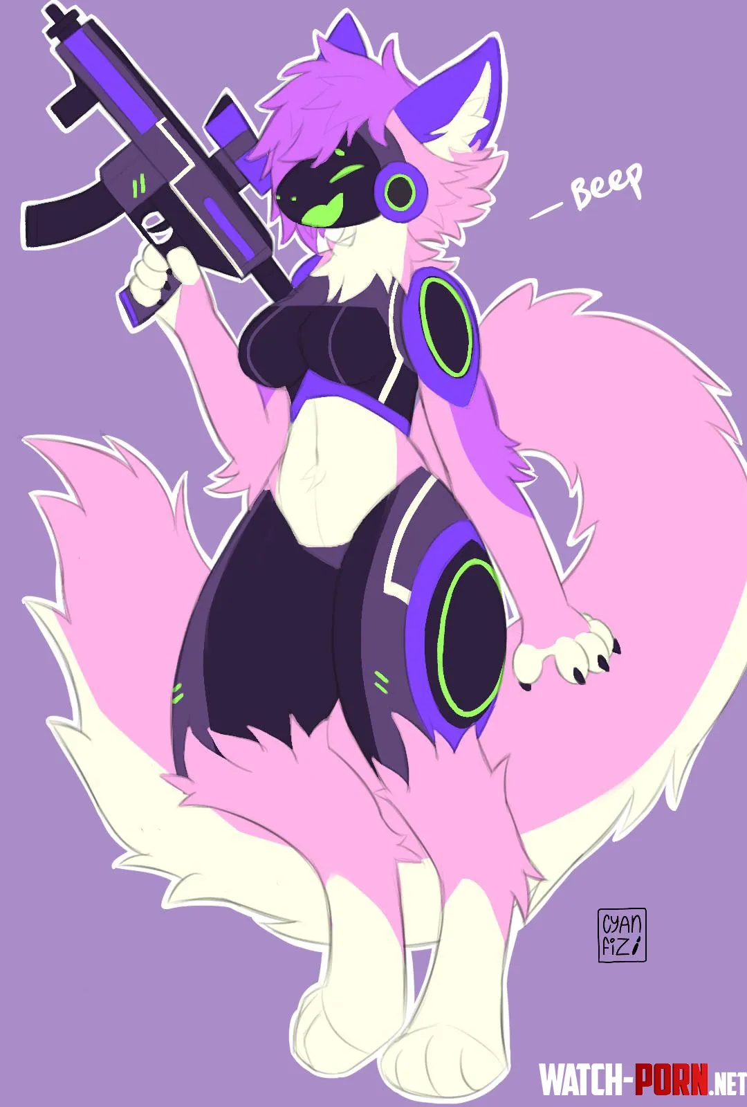 Cyberwarfare device art and design by me by cyanfiz