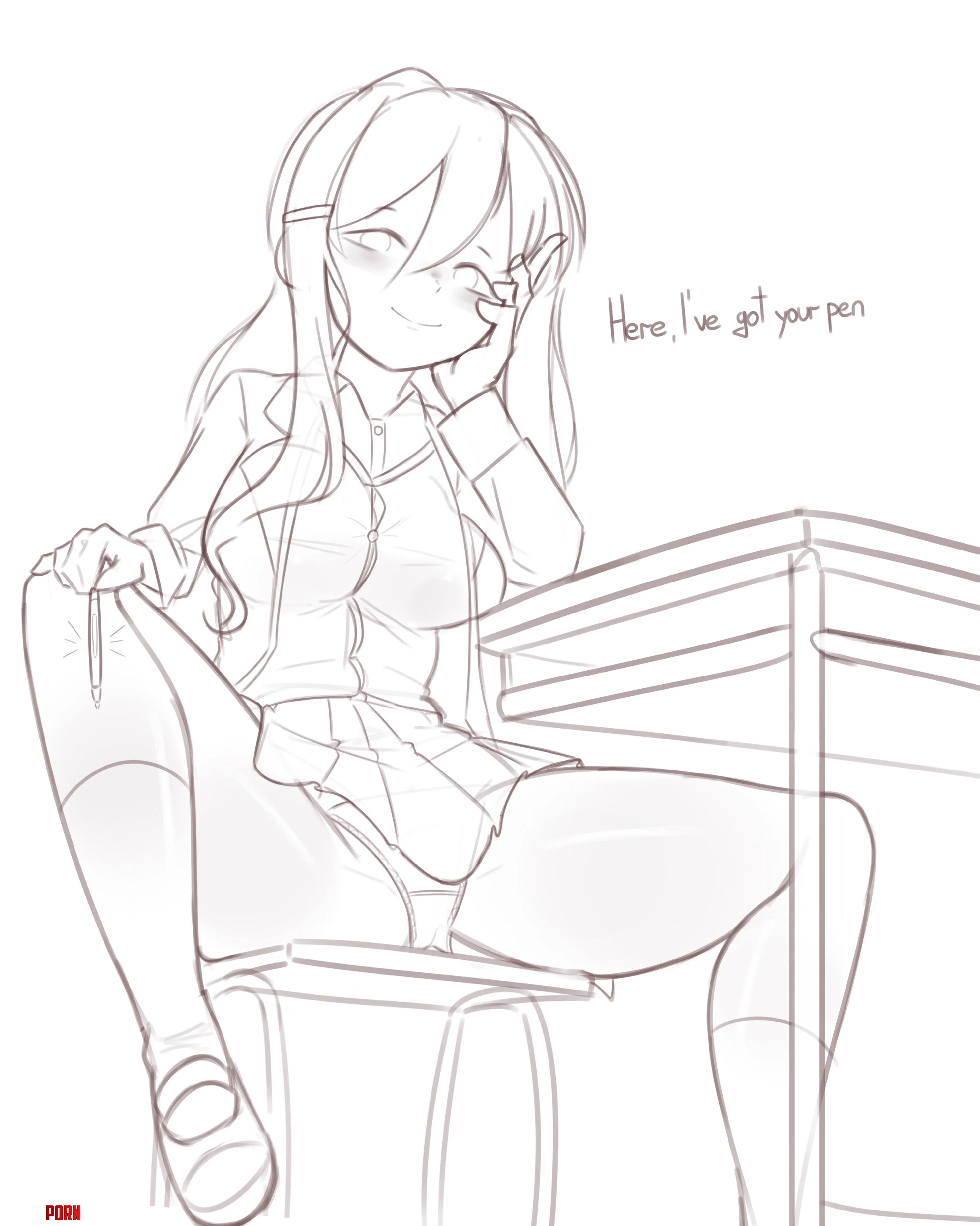 Yuri at the desk  Yuri emiillb by Ok_Path_8969