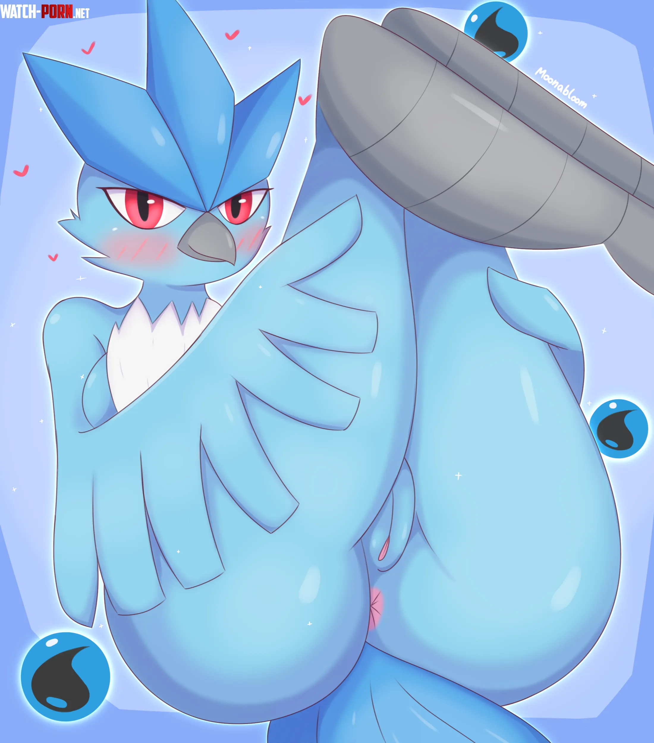 OC Been enjoying Articuno a lot recently  by Moonabloom