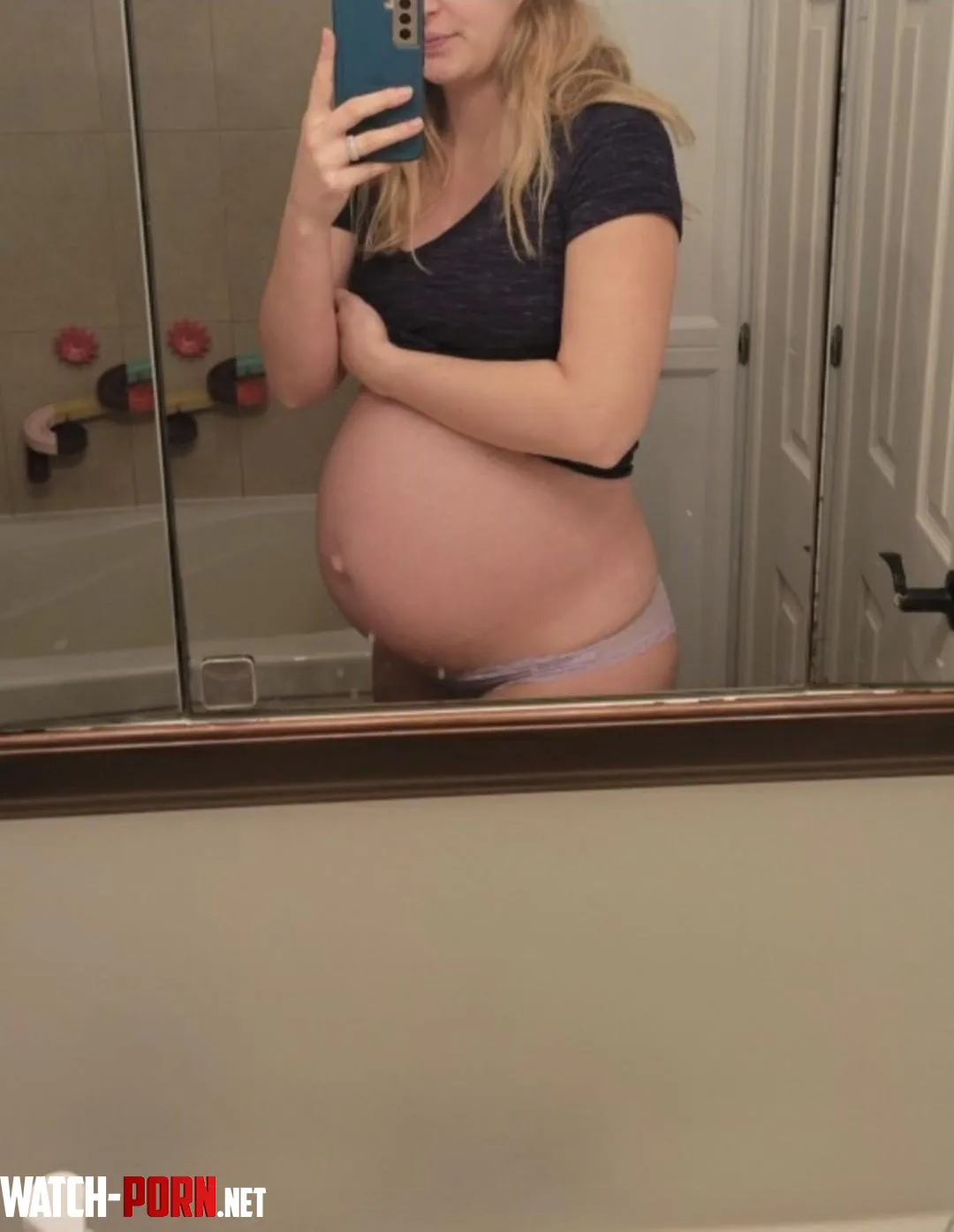 Purple and pregnant by Mrandmrssmith24