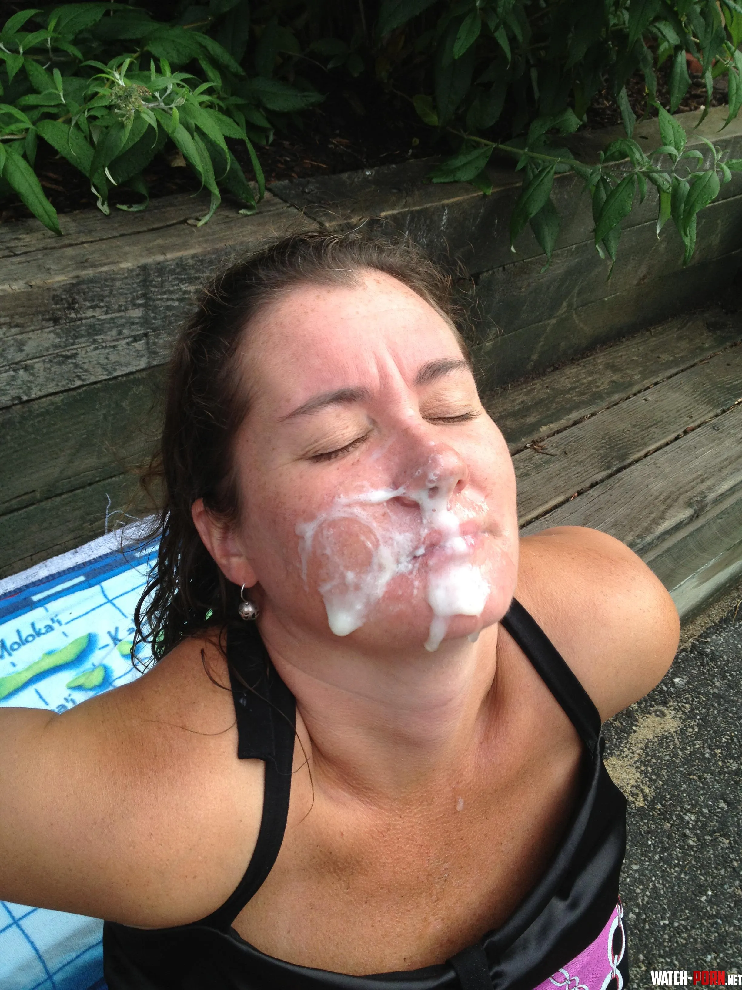 Facial for a cum slut by pemdux