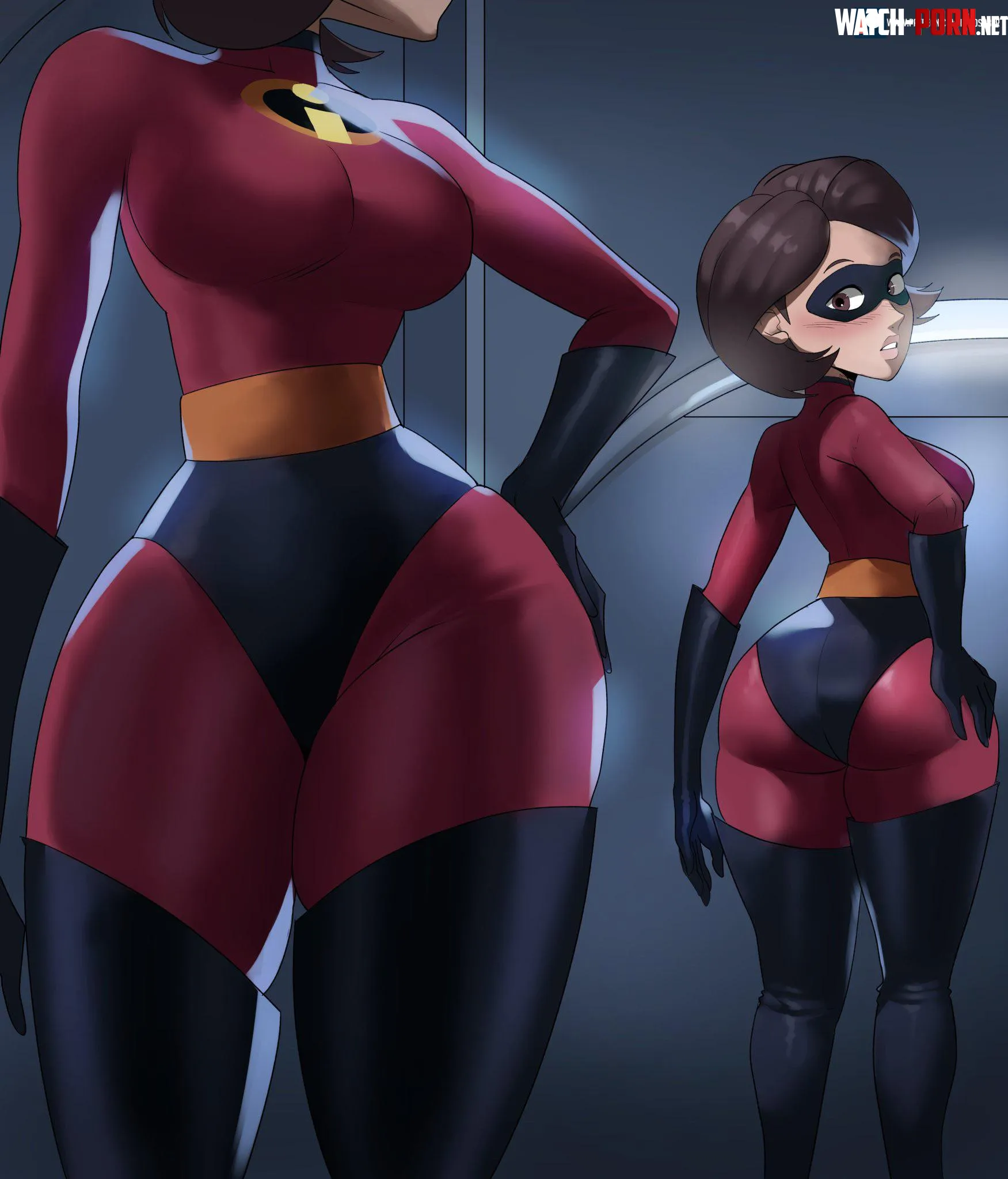 Mrs Incredible Ass Echo Saber The Incredibles by ImTriggled