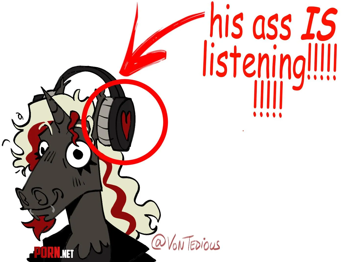 What is my sona listening by VonTedious