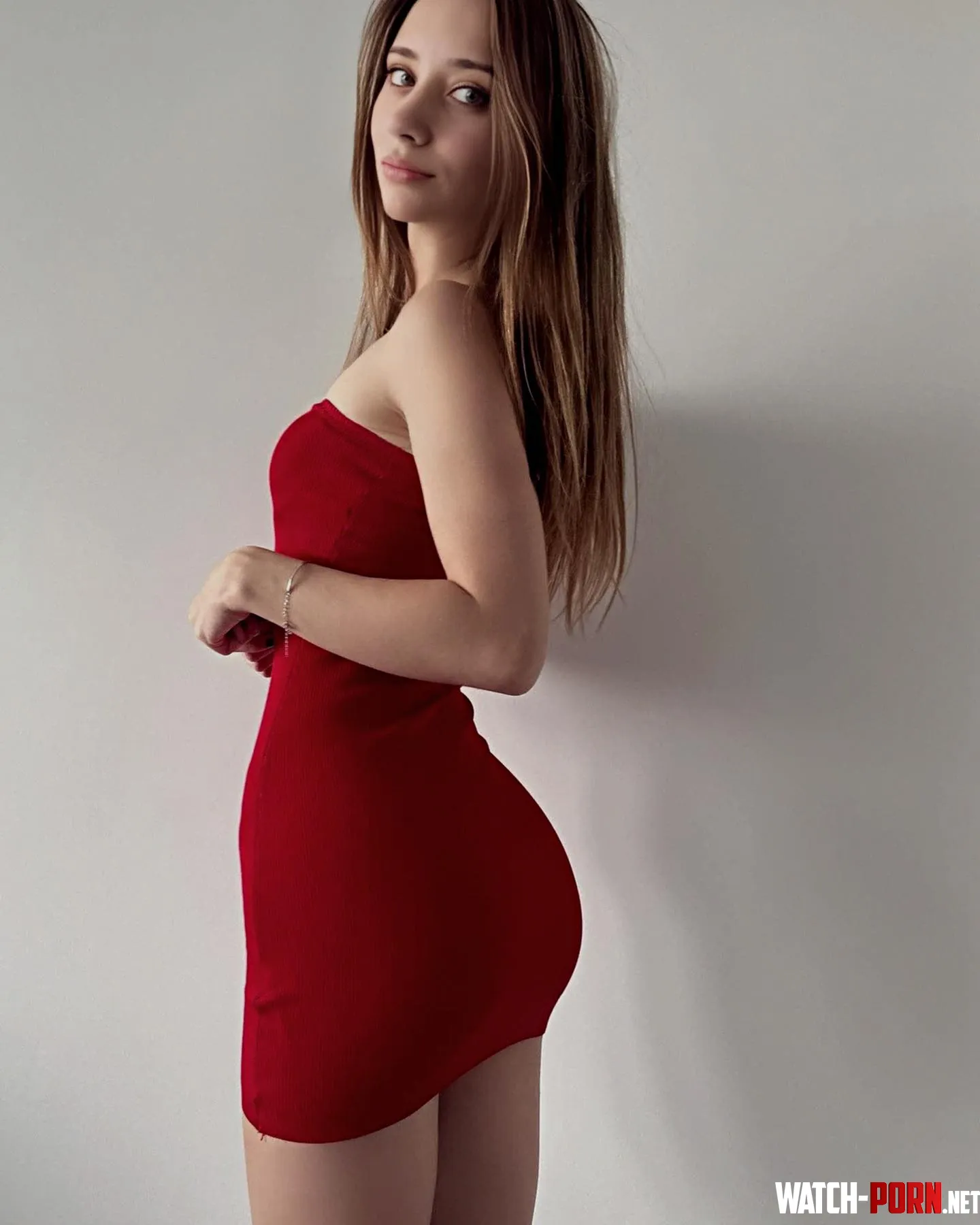 My dress really feels like its glued on my petite sexy body  by EnticingEvea