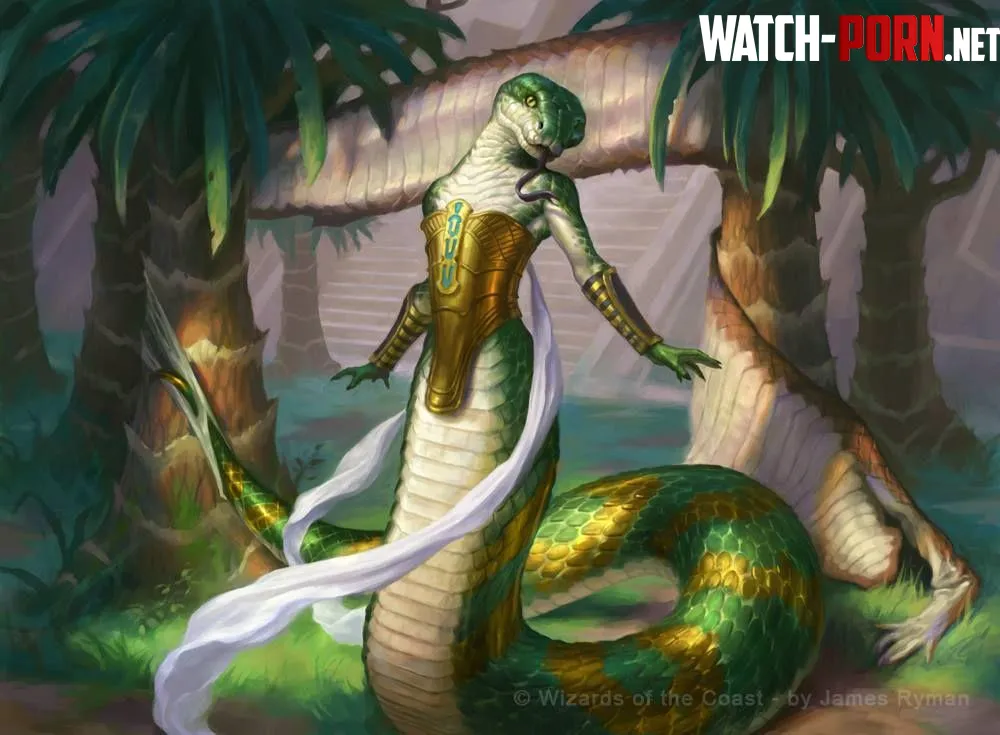 Naga Vitalist  Magic the Gathering by NIUS_Ymmoi