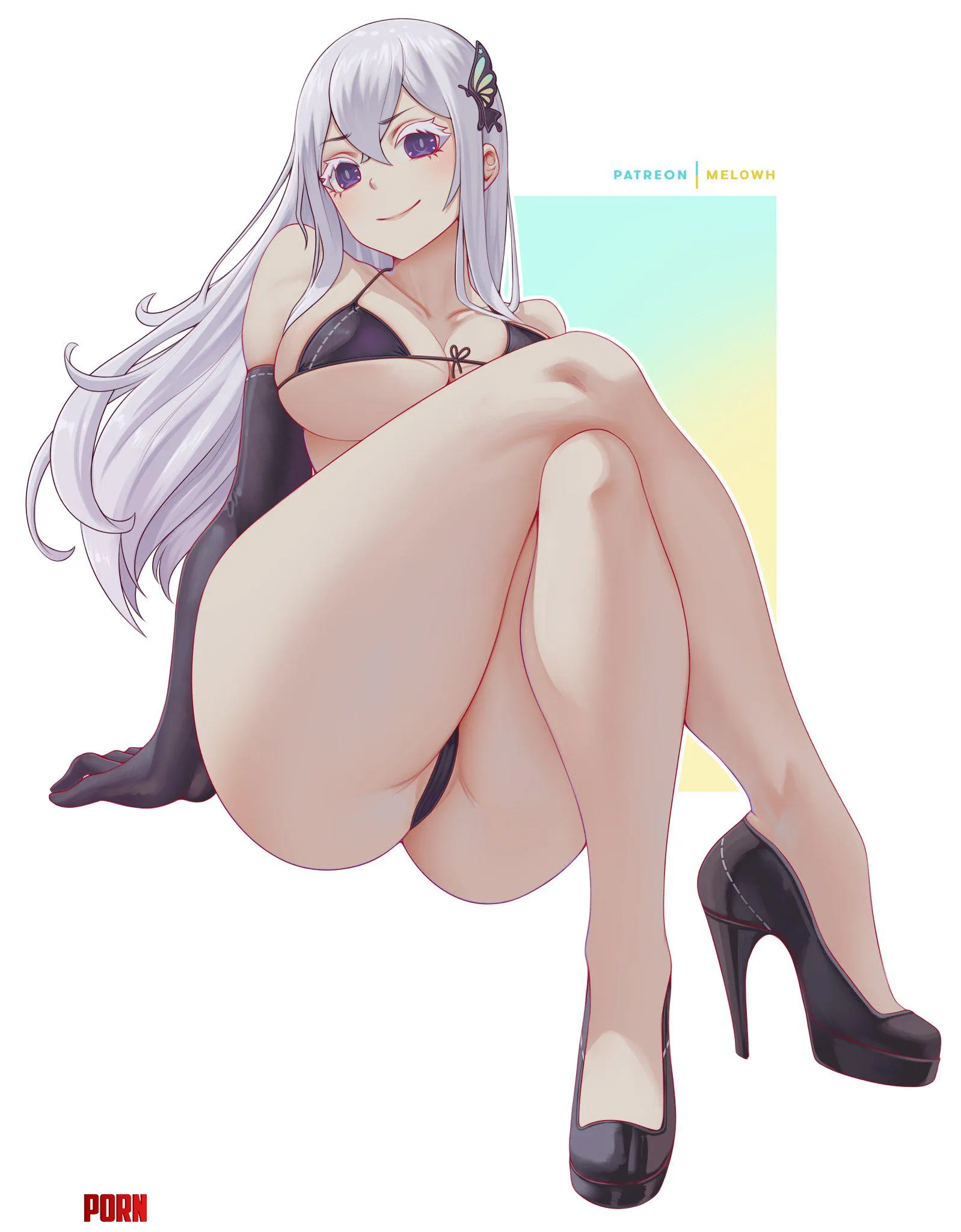 Echidna Re zero  by destinyherowolf