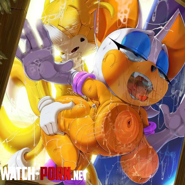 Tails and Rouge in pure ecstasy unknown by HornyMf077