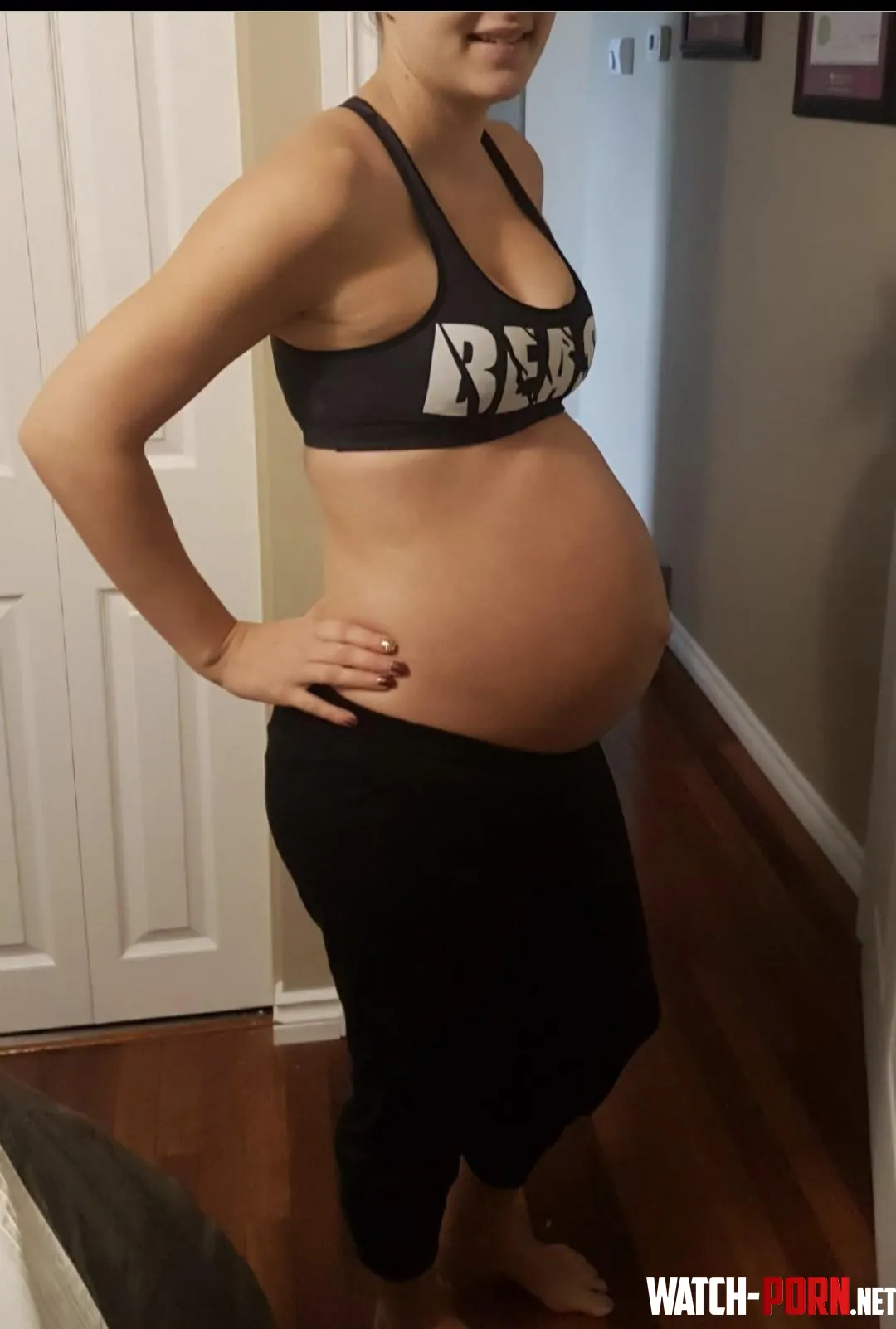This bra can barely contain my pregnant tits by Mrandmrssmith24
