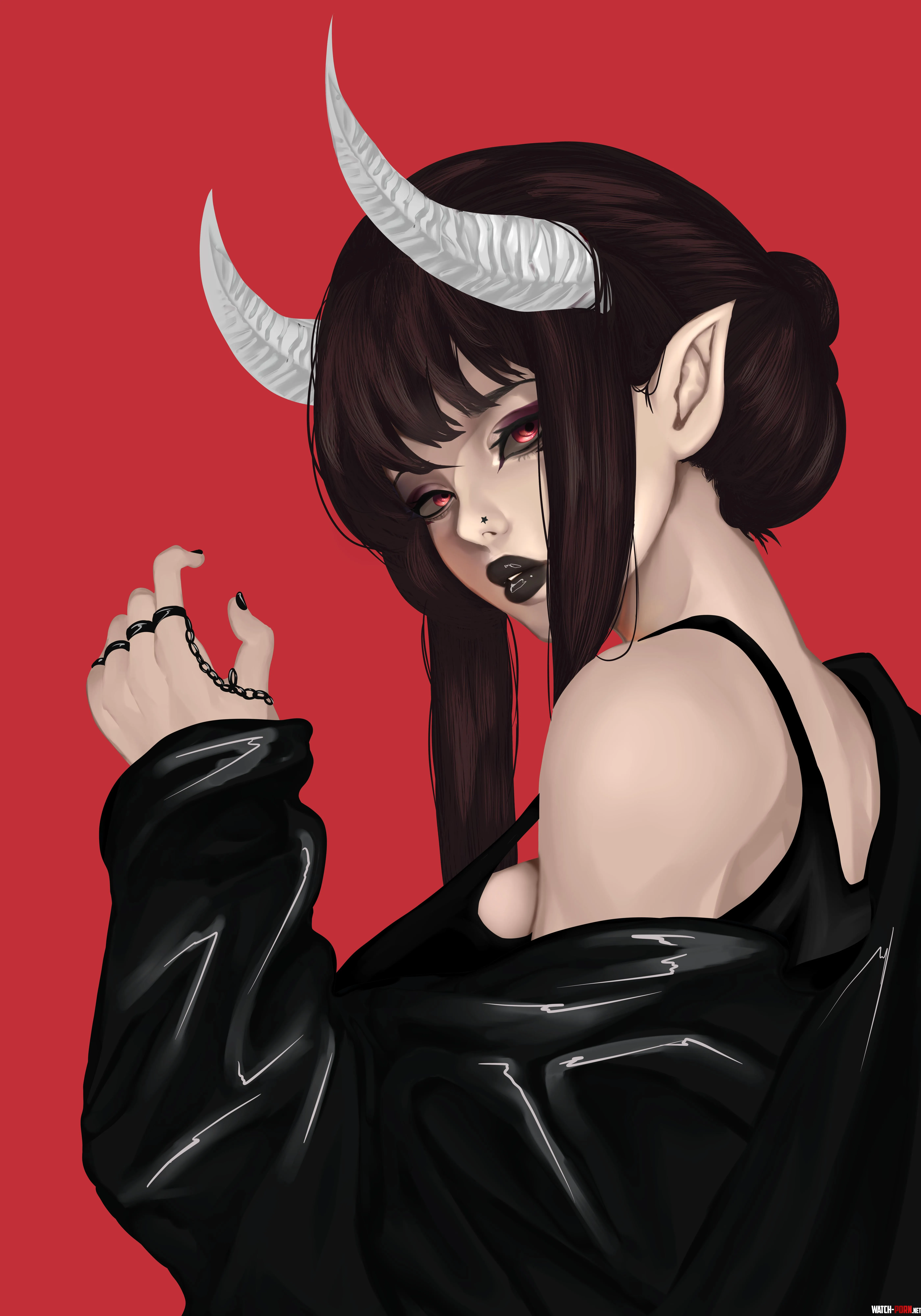 Oni commission by Cyrosucre