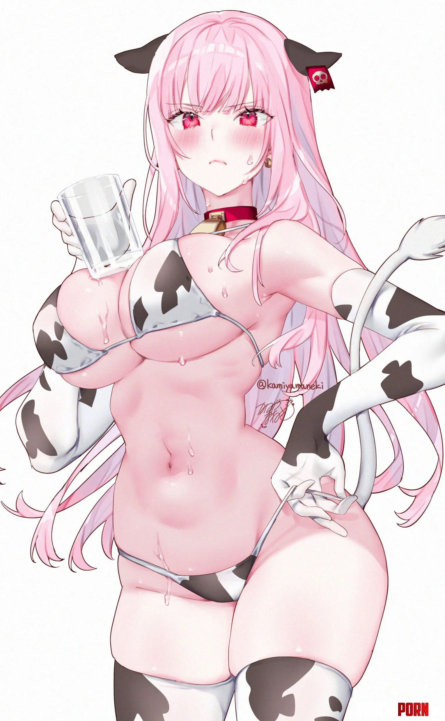 Cow print bikini Calli by xSaviour_N