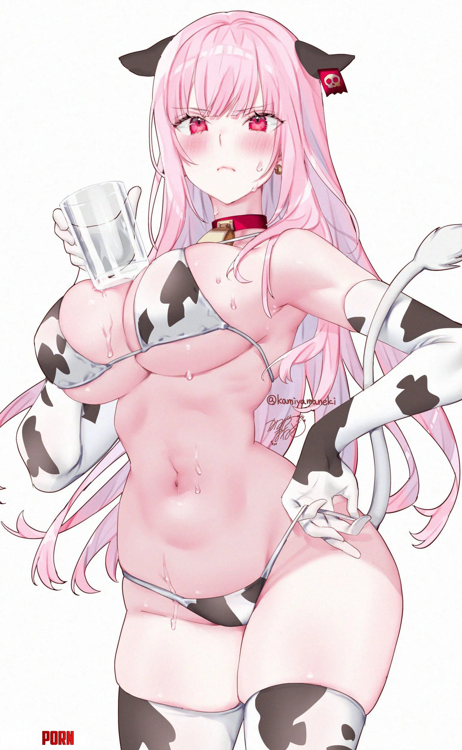 Cow print bikini Calli by xSaviour_N