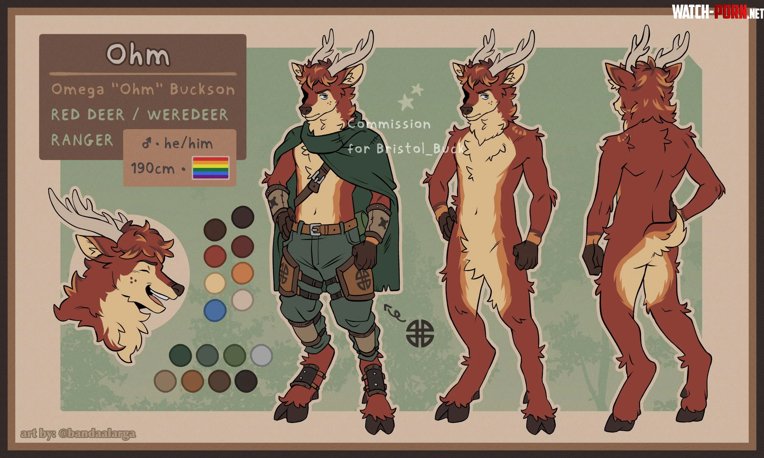 very proud of this ref sheet comm  by mildzelo