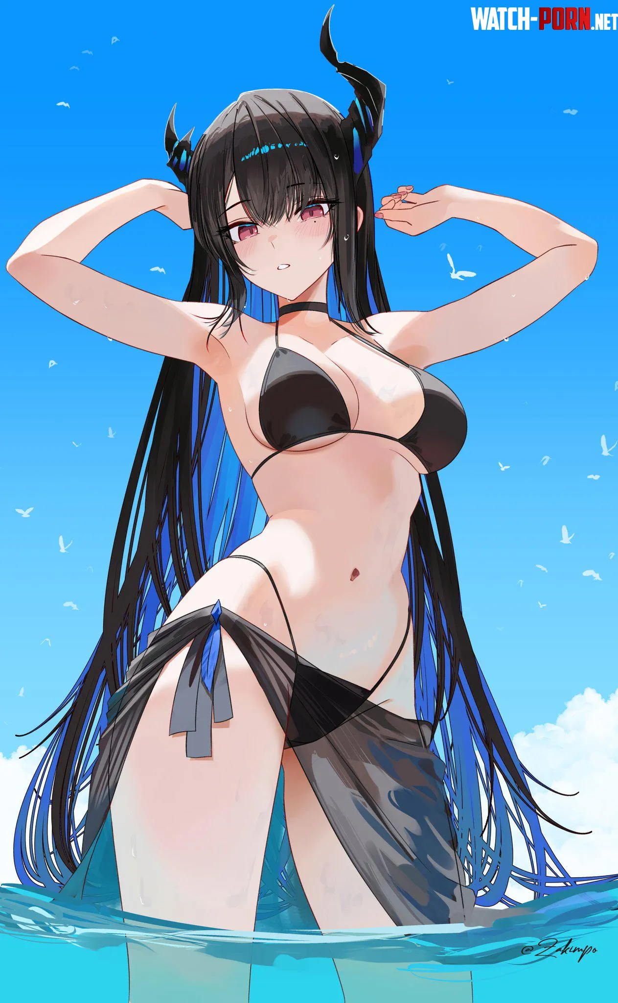 Nerissa in a bikini  by JiaKiss0