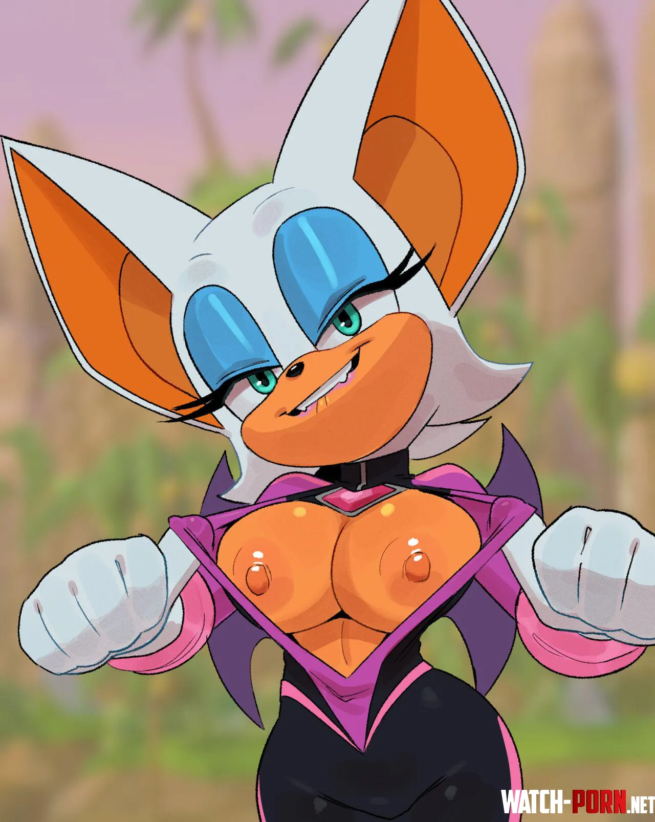 Whos got two tits and does give fucks Rouge the Bat by CalloftheWild69