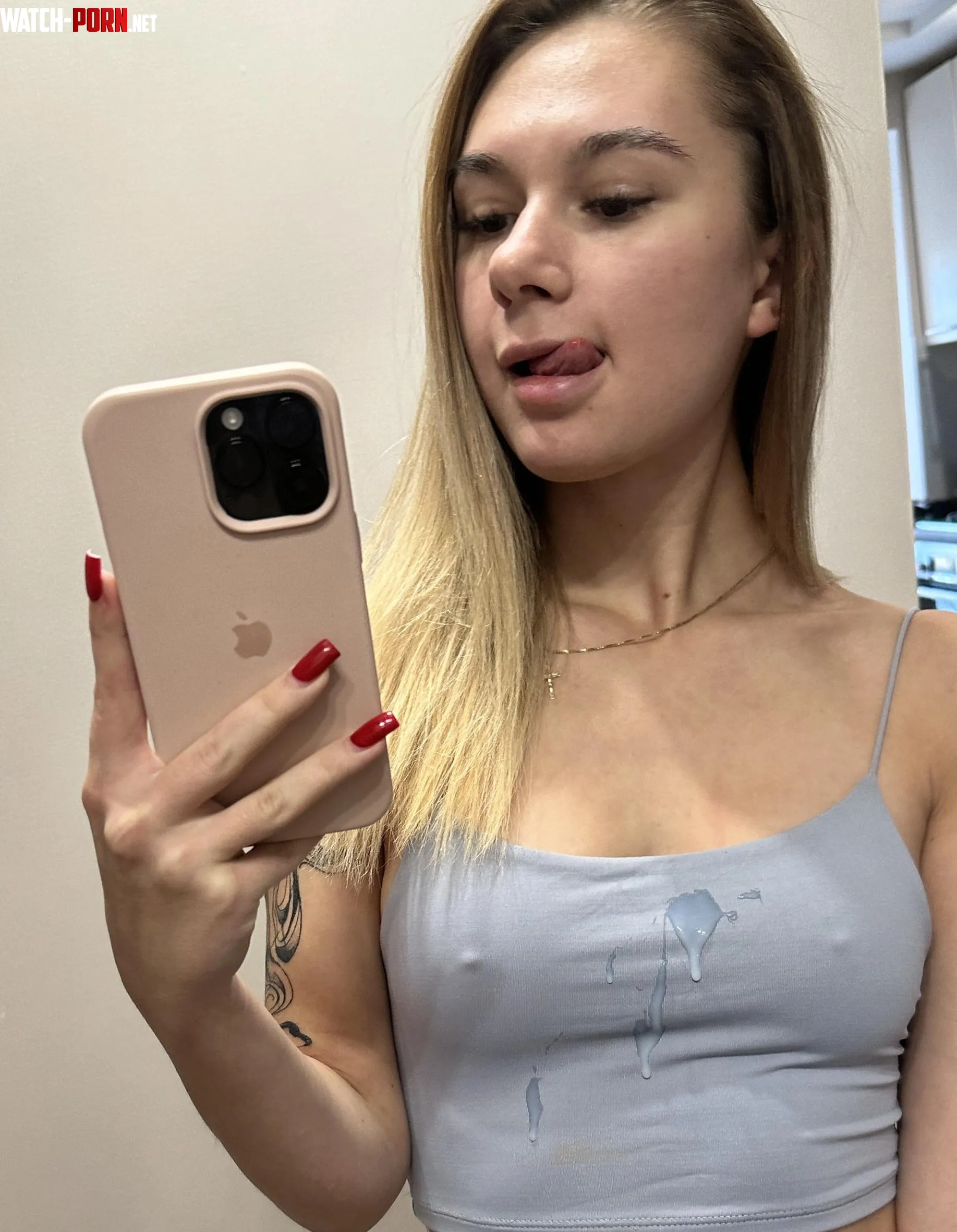 I love getting a red manicure by GoodVibeGirl