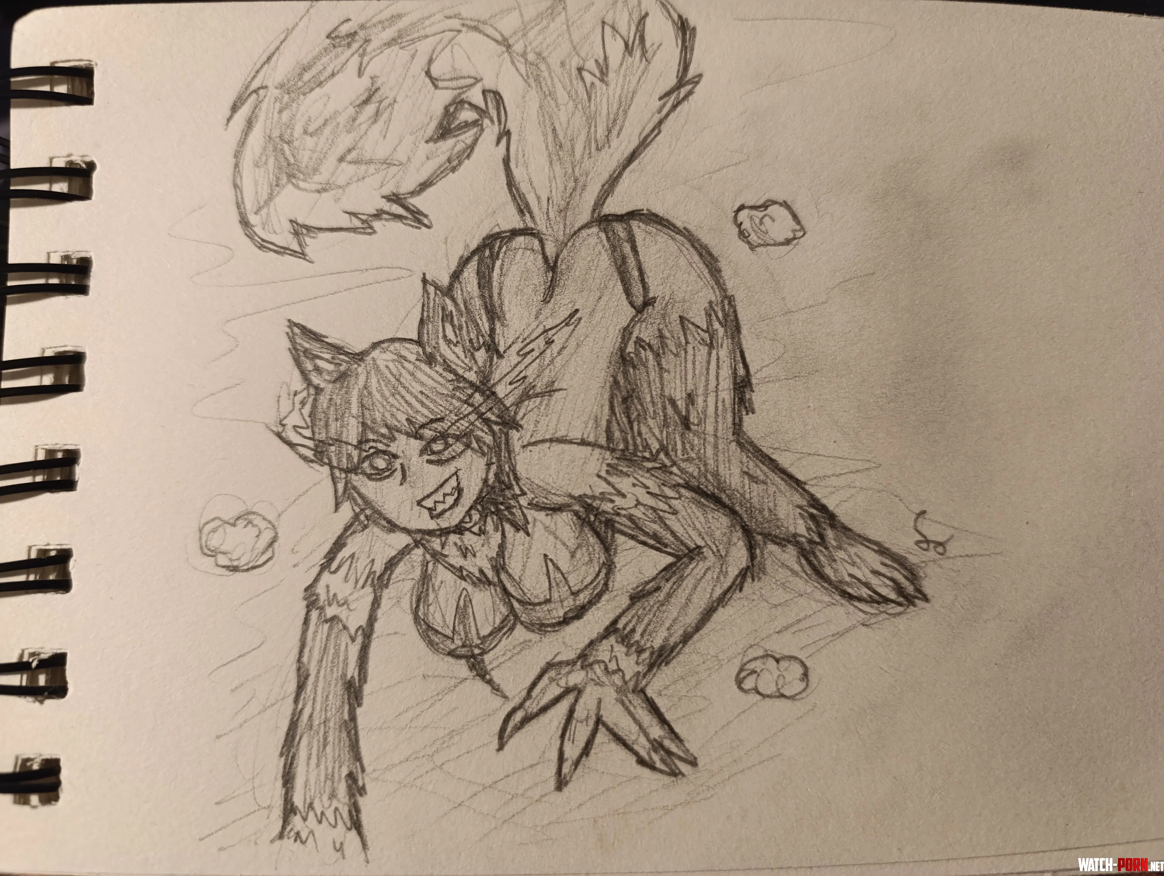 A wild yet familiar hellhound appears before you by SkeleStrider