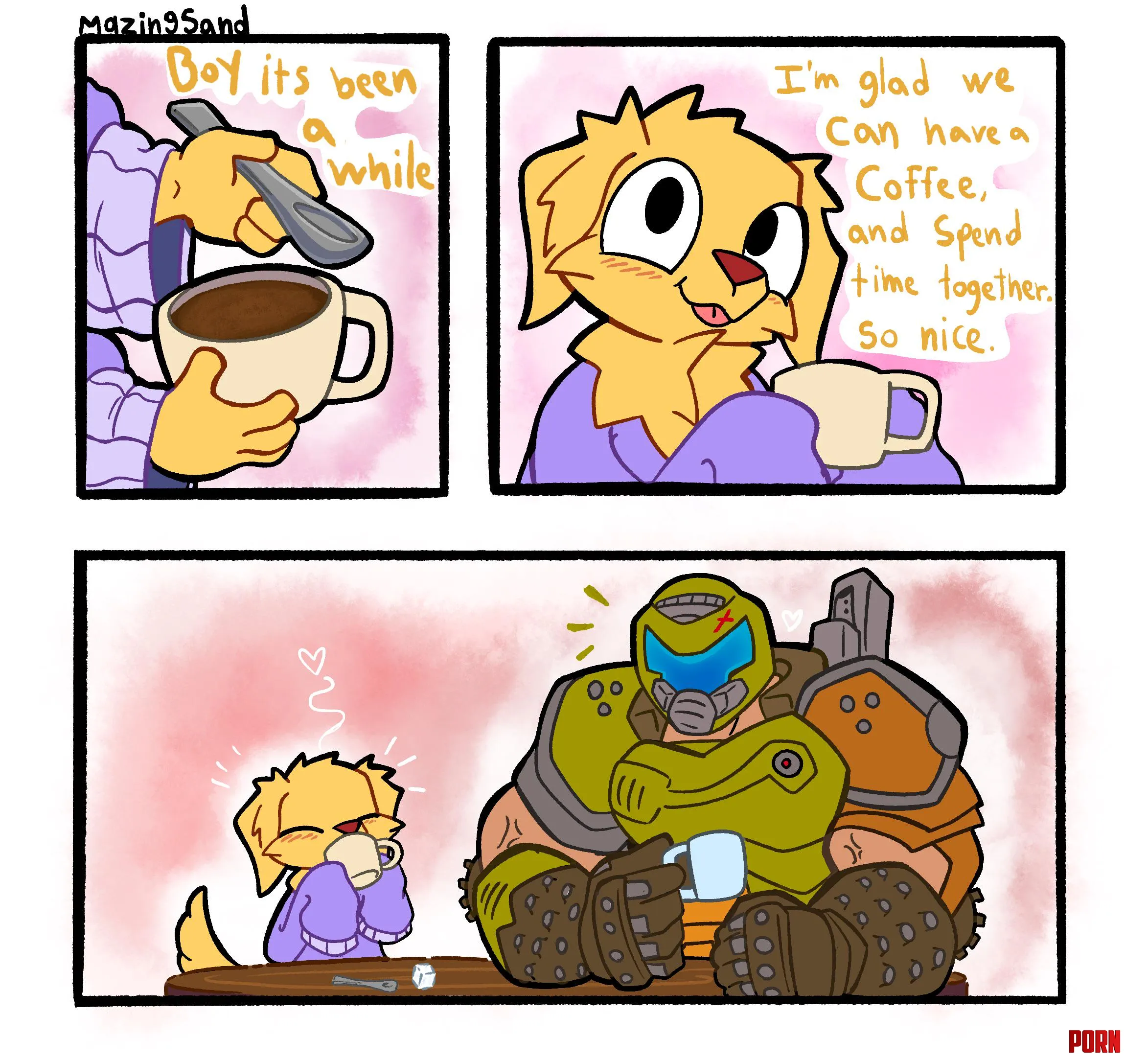 A mazingDOG COMIC Eternal friends by me from 2022 by MazingSand