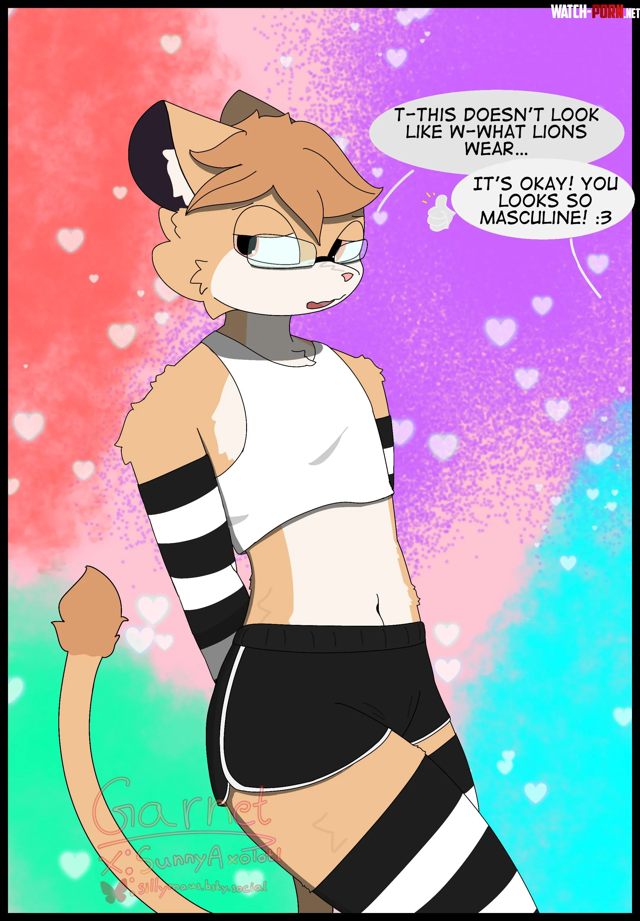 Shhh we dont have to tell him  by GarnetTheMouse