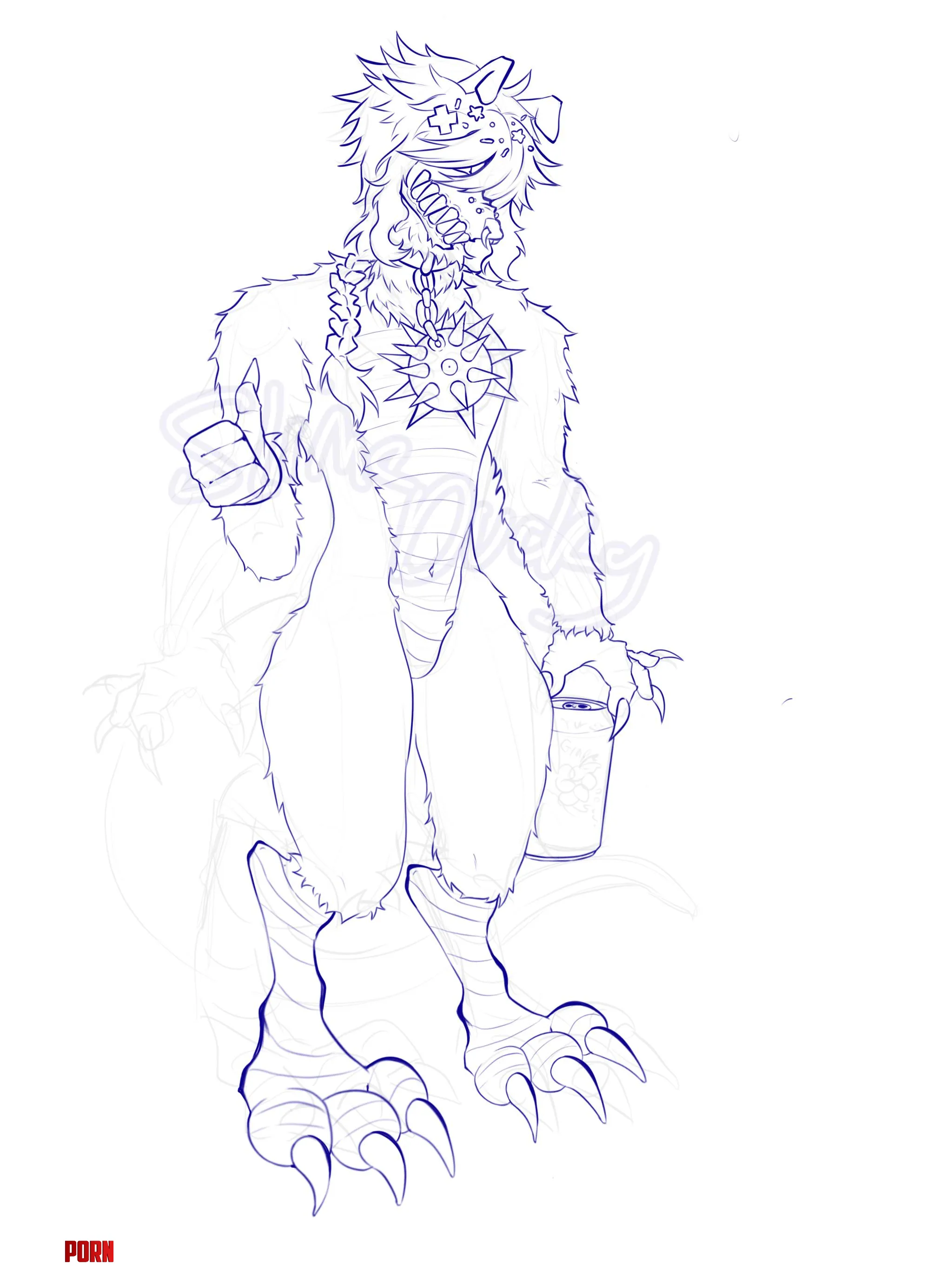 My weird rat kangaroo lizard boii wip by Alarmed_Ad_276