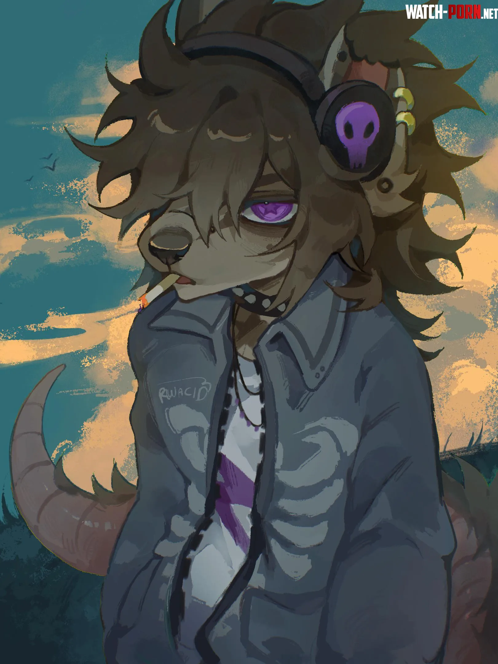 Listening to music  by Slleptoki