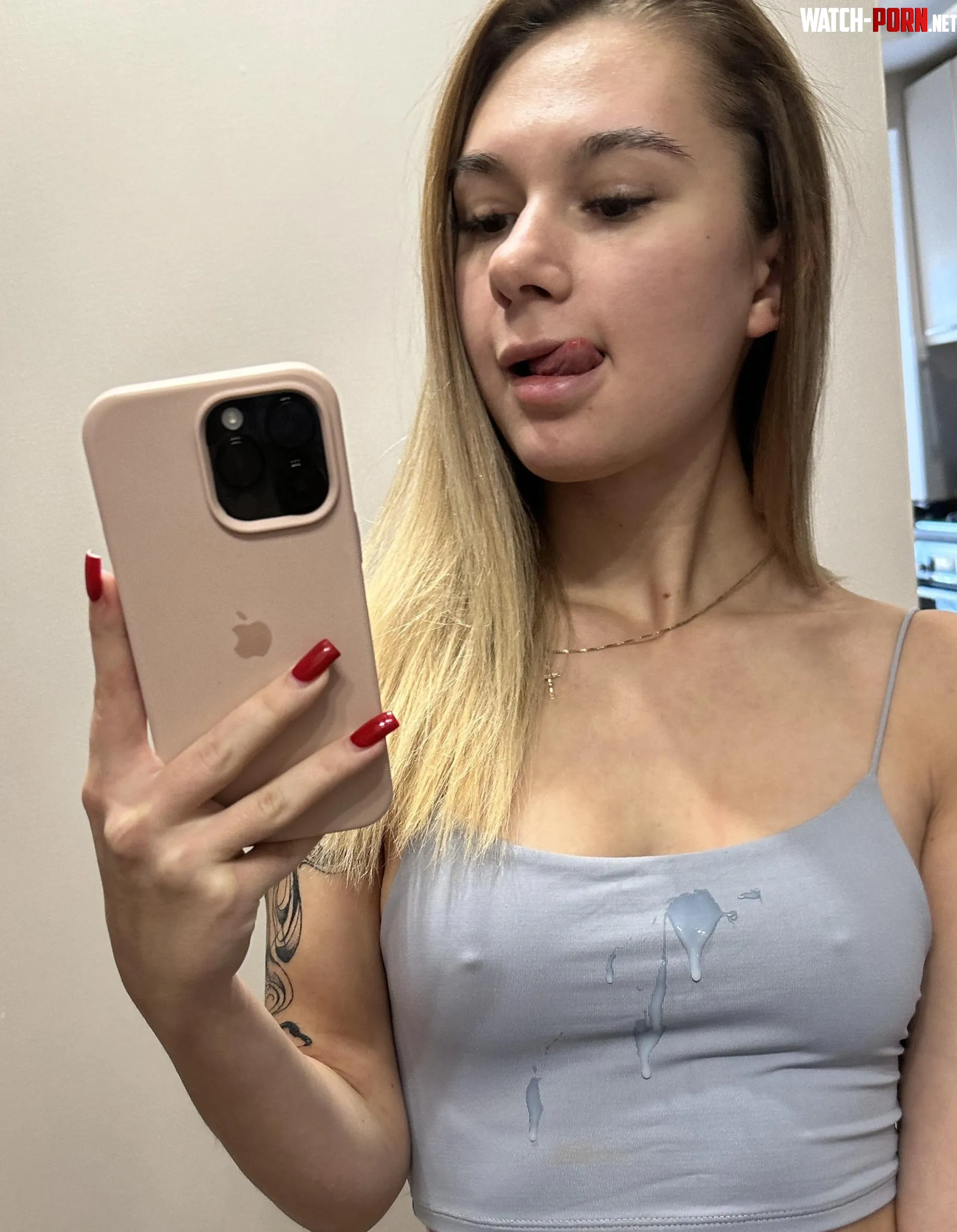 Selfies in the Monday mirror for you by GoodVibeGirl