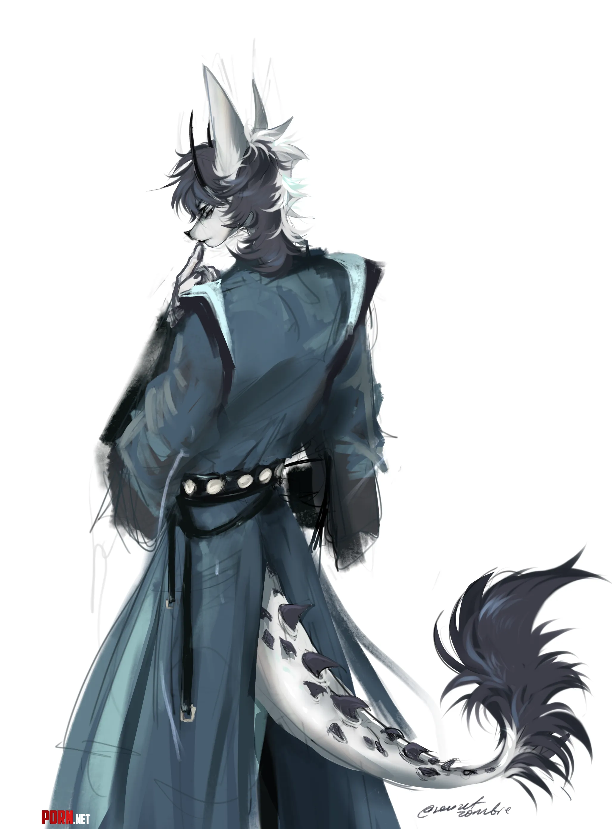 Whos this handsome guy Art by Sovietzombie I commissioned my Fursona by grimfxte_