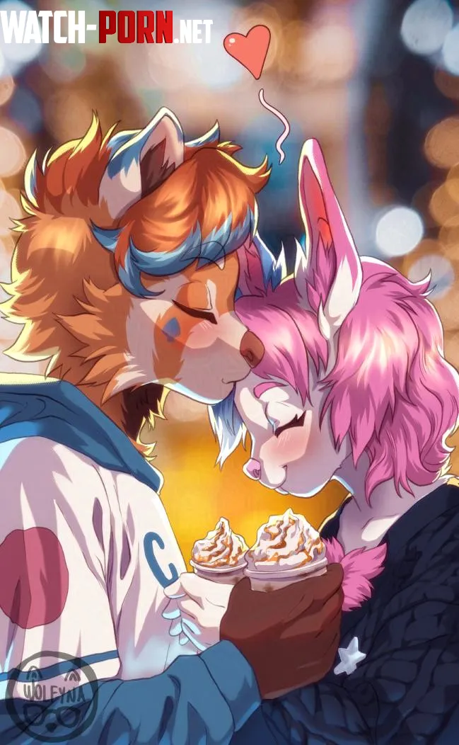 Enjoying a nice beverage with your love is so good  art by me lt3 by wolfyna88