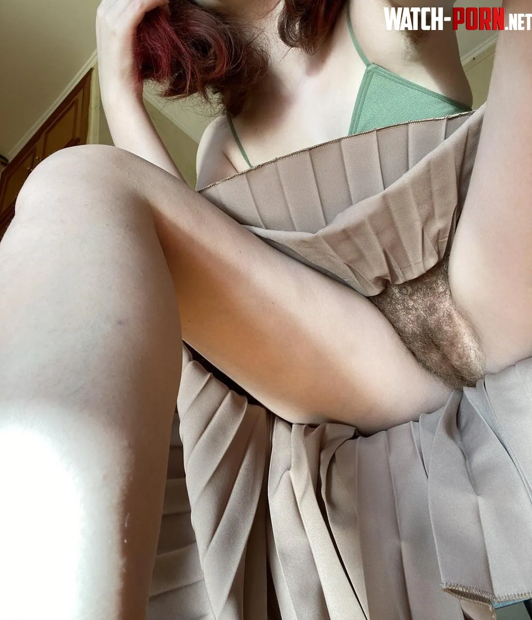 I dont wear panties under my long skirt you mind by abbysunny