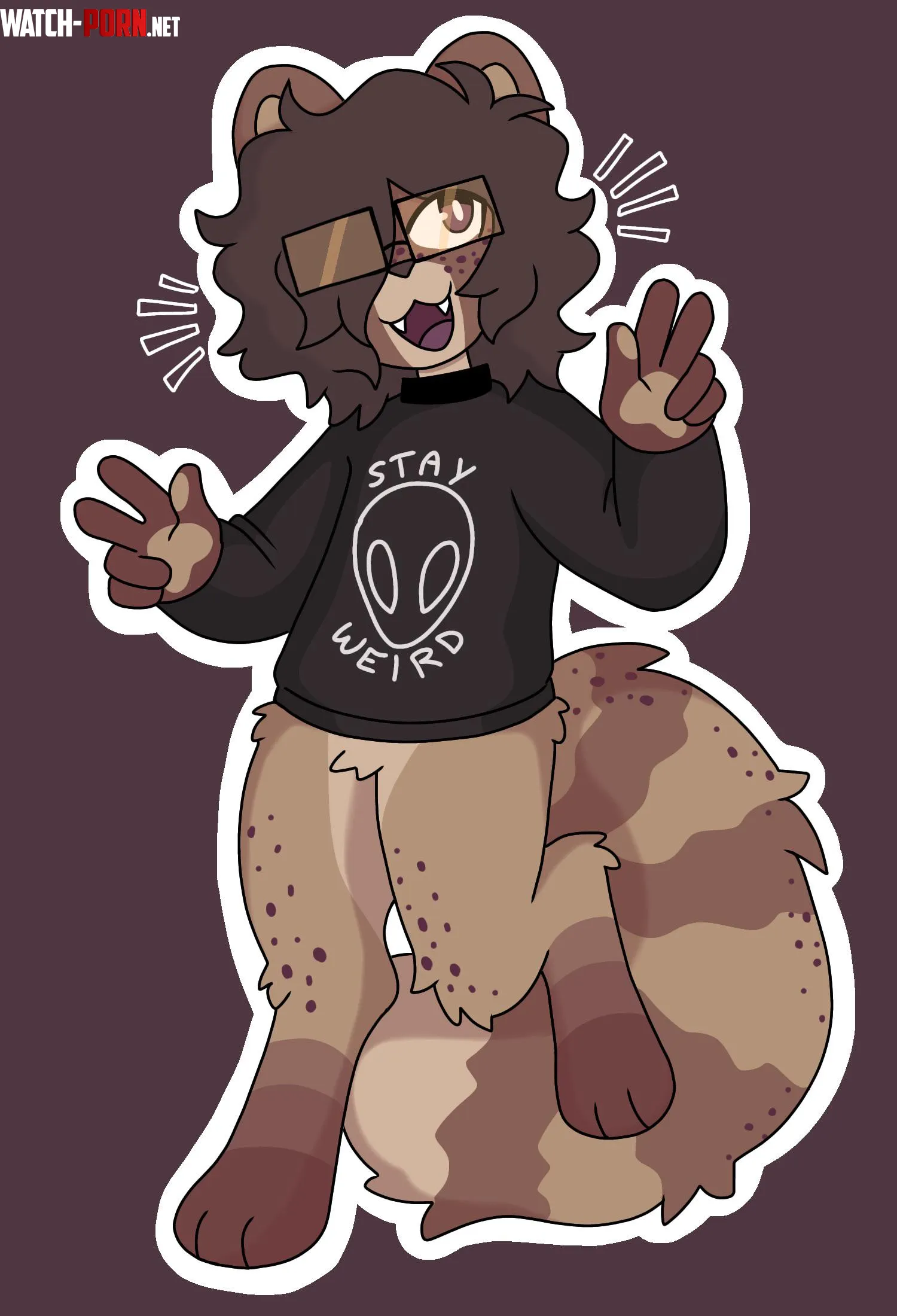Fursona doodle  Spoopicus by Spoopicus