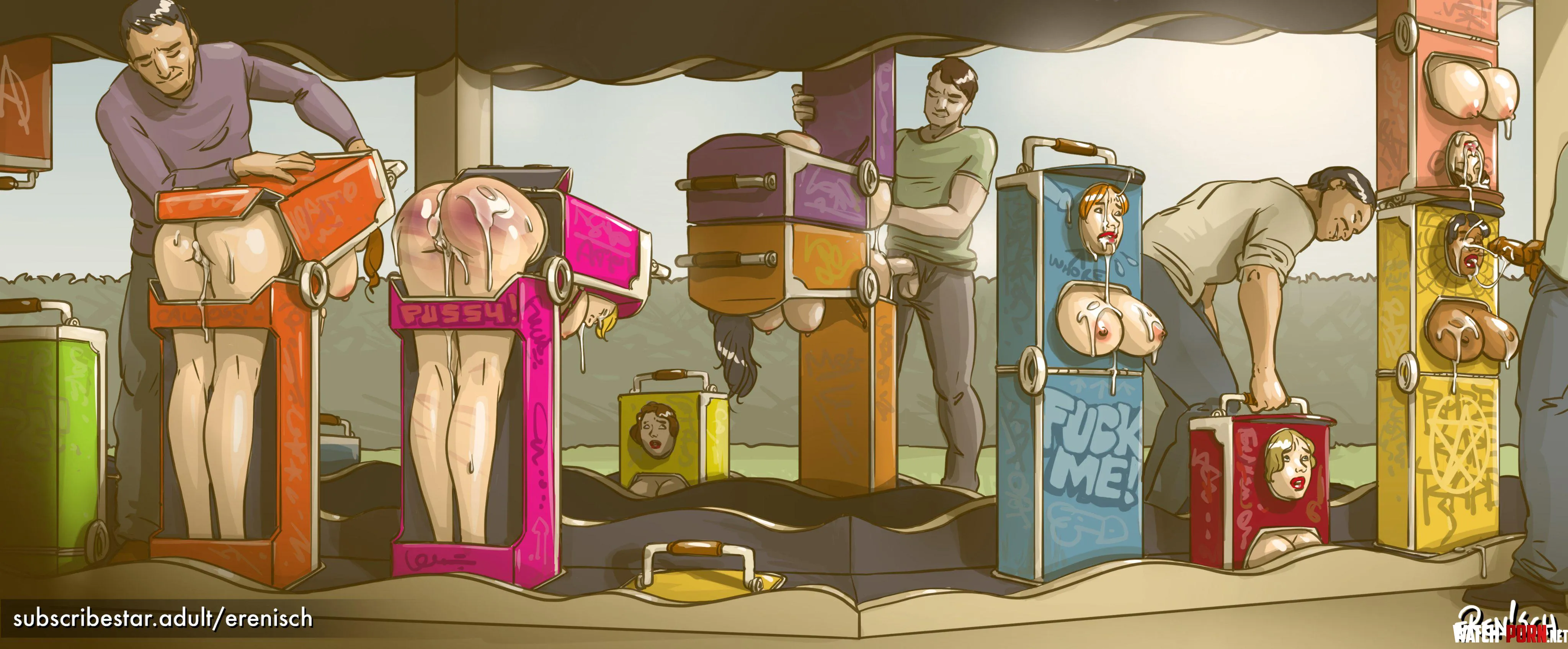 Using the fuck boxes  by Somanycookies1