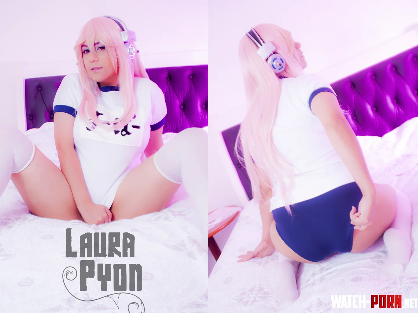 Wanna exercise a little with Super Sonico  Laura Pyonn by LauraPyon