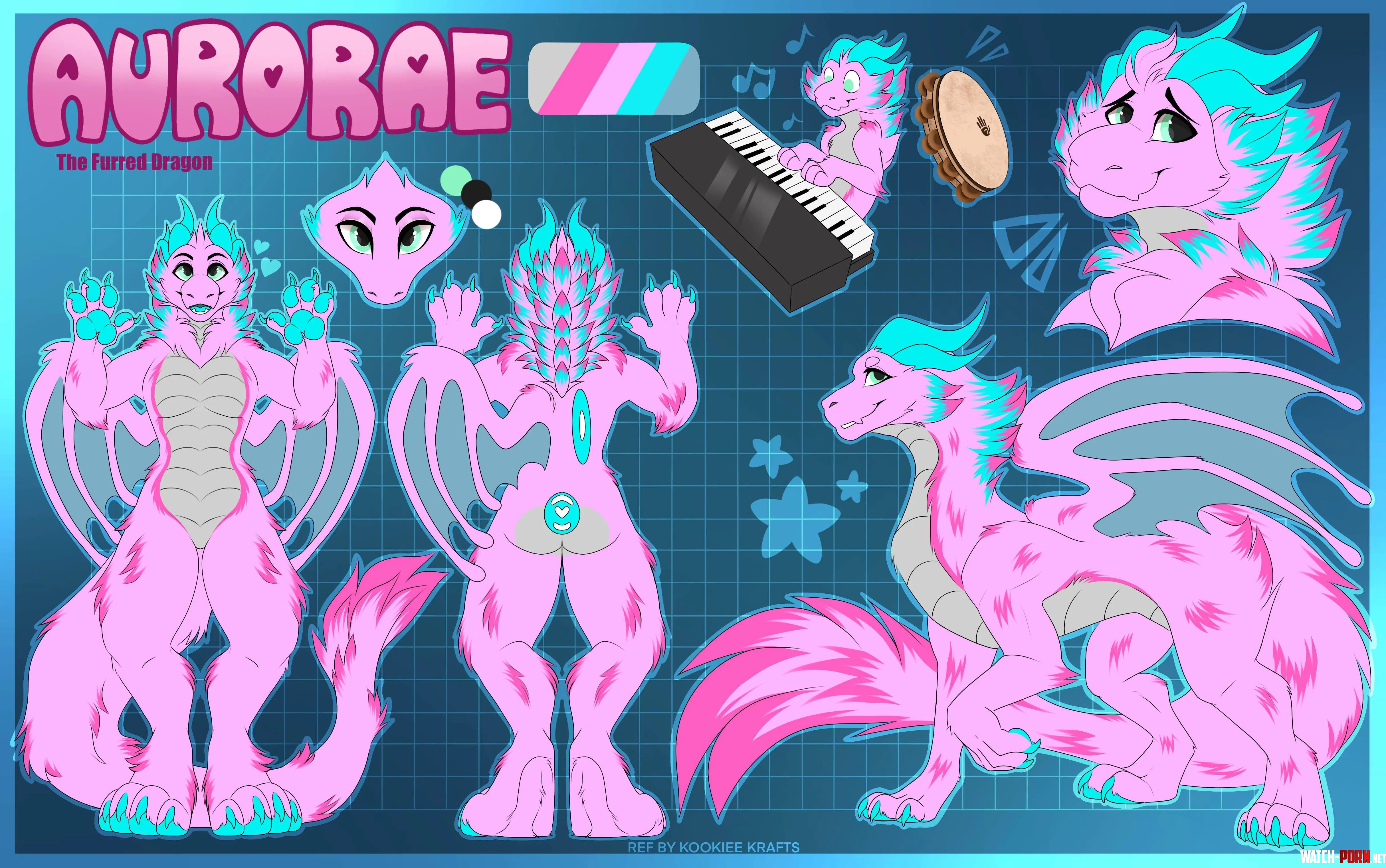 Ref Sheet KookieKrafts by PuroHaku