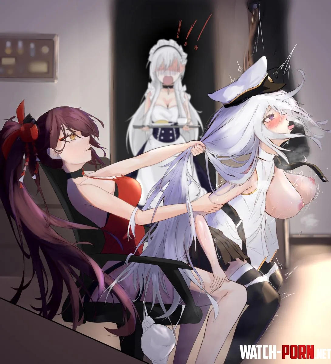 Walking in on her being dominated by AnimeChan39