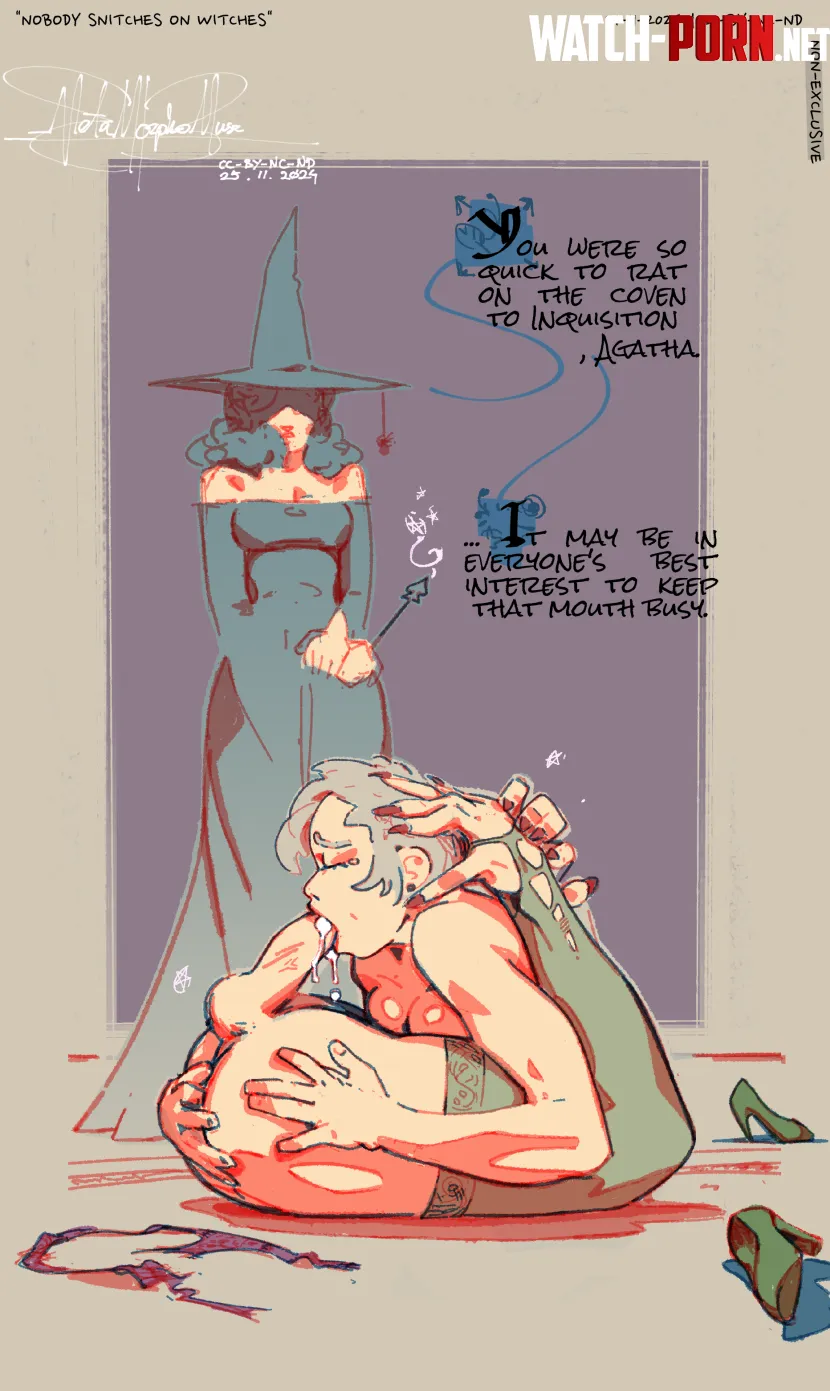 Nobody Snitches on Witches by me MetaMorphoMuse by MetaMorphoMuse