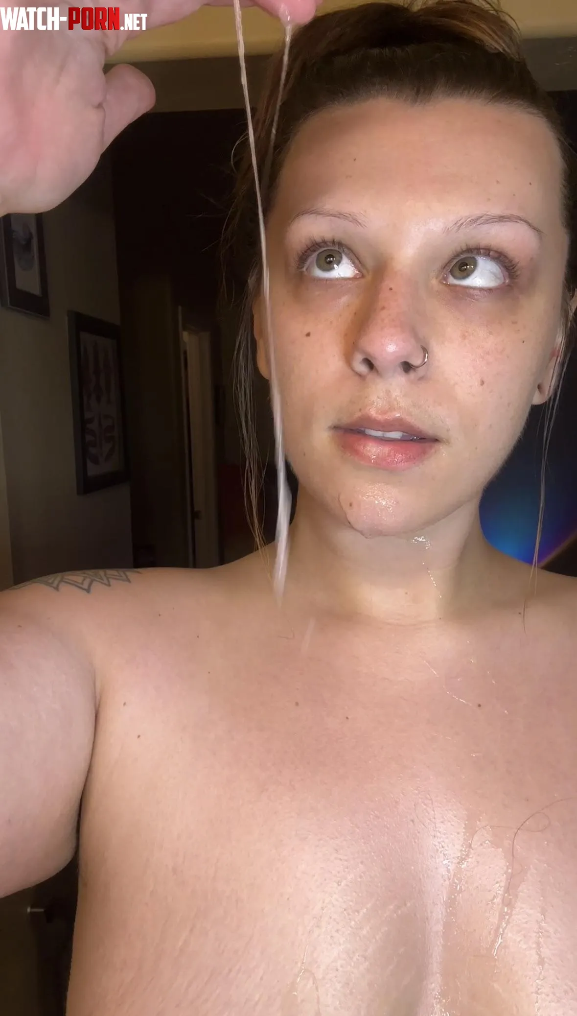 Spit play  oiled body  a freak me   by bbyjzz