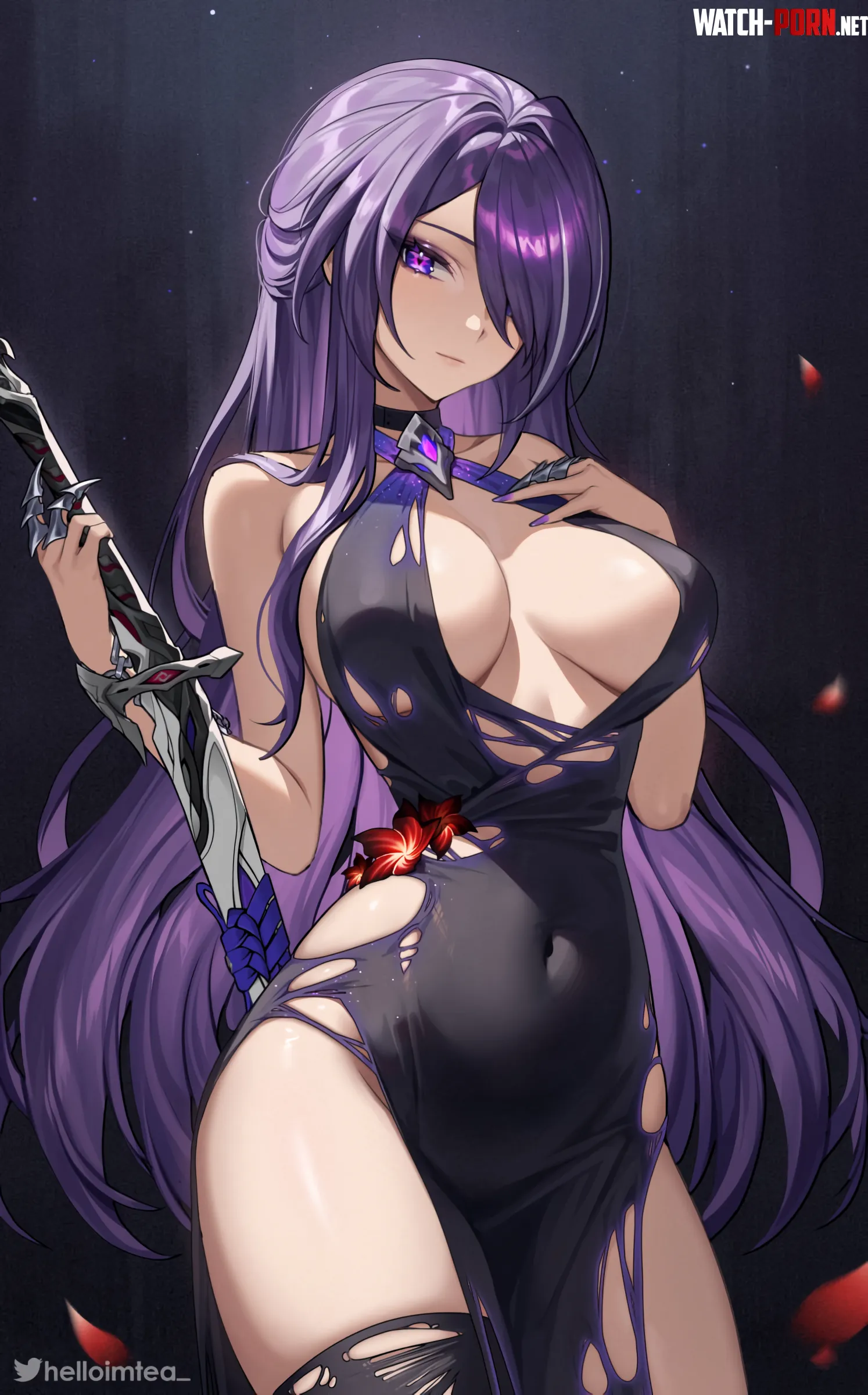 Sexy Acheron Honkai Star Rail by xSaviour_N